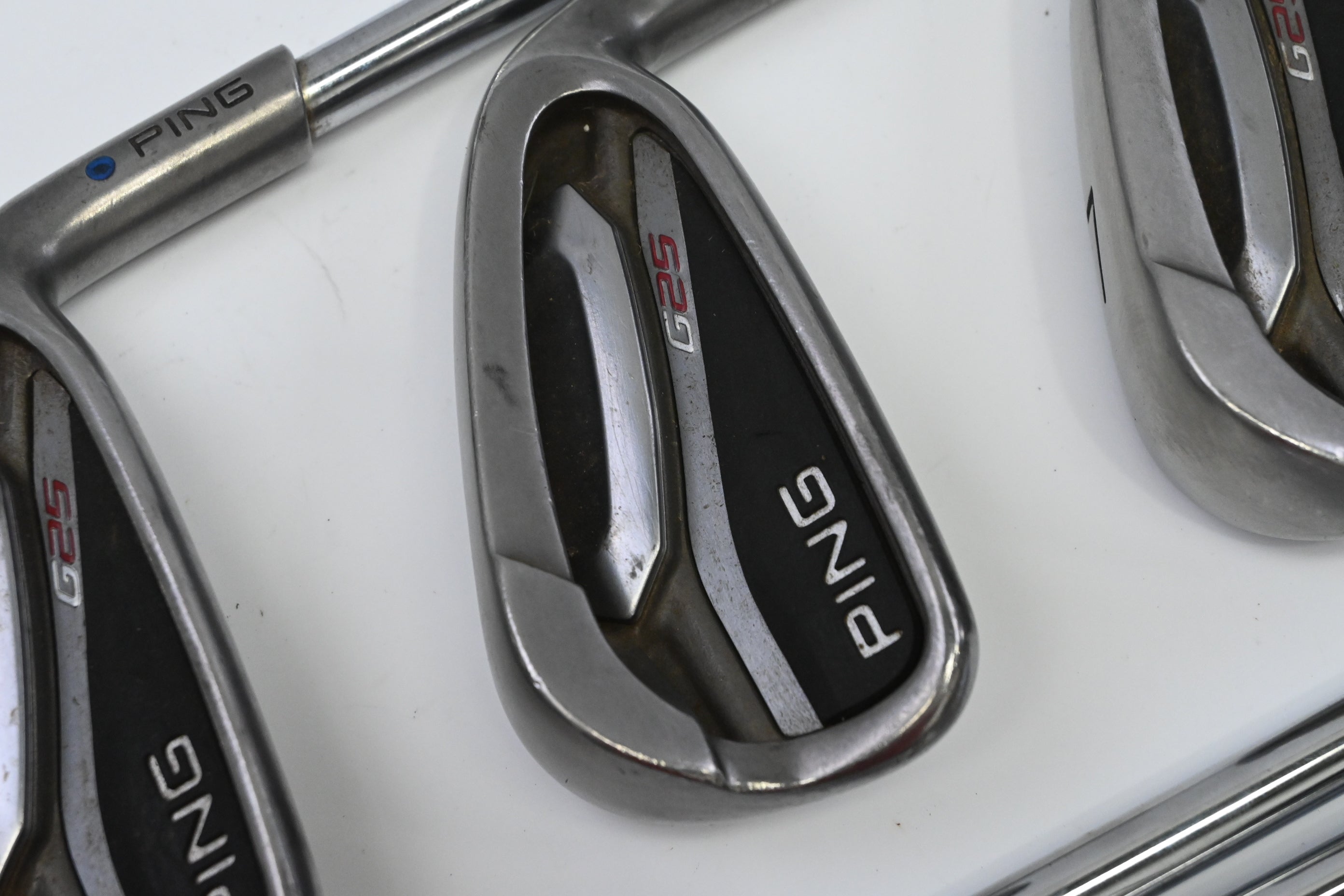 Ping G25 Irons / 5-PW+SW / Blue Dot / Regular Flex Ping CFS Shafts