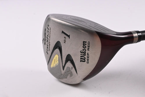 Wilson Deep Red Driver / 10.5 Degree / Regular Flex Grafalloy FatShaft