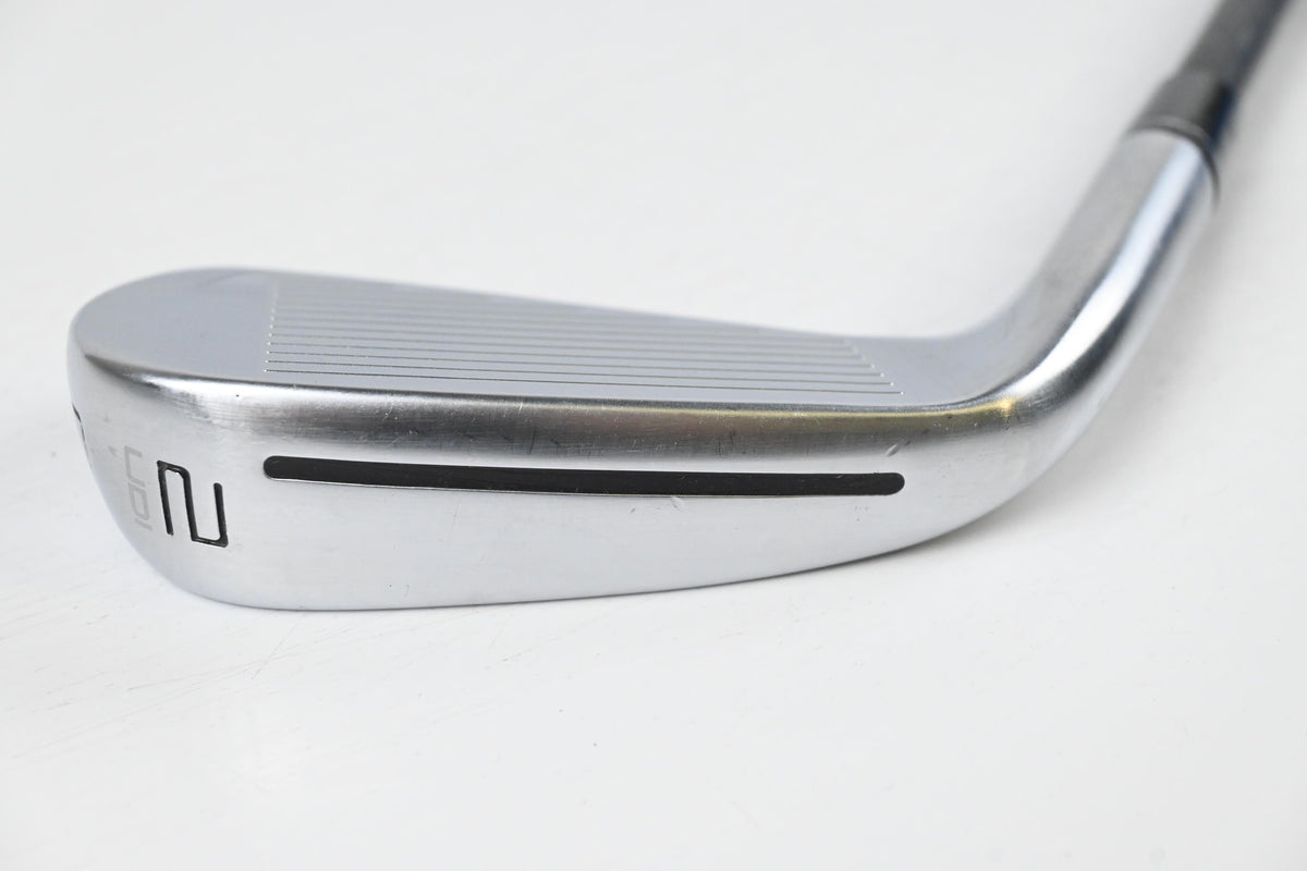 Taylormade P790 UDI 2019 #2 Iron / 17 Degree / Stiff Flex HZRDUS Black 85 Shaft