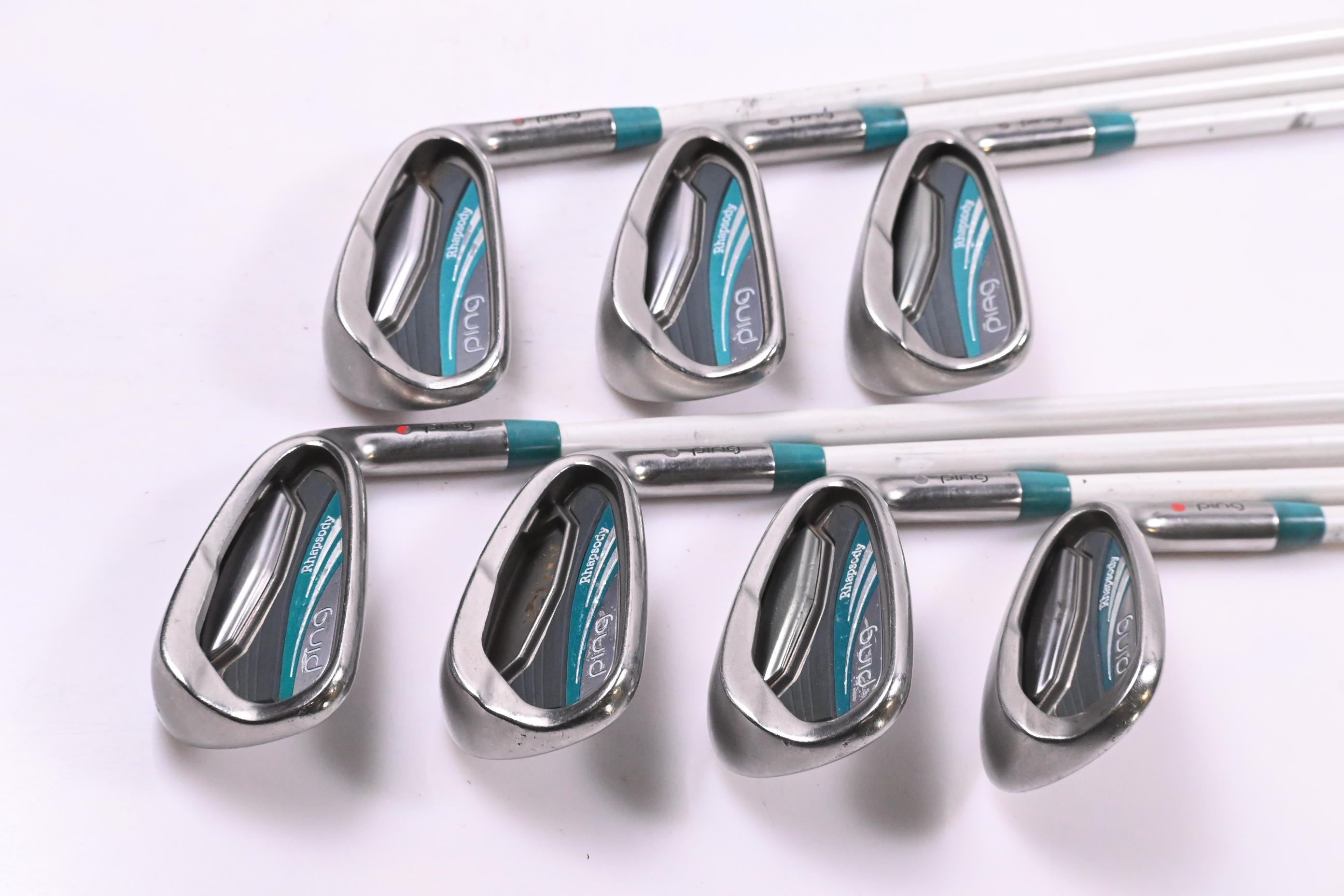 Ladies Ping Rhapsody 2015 Irons / 5-PW+SW / Red Dot / Ladies Flex Ping ULT220