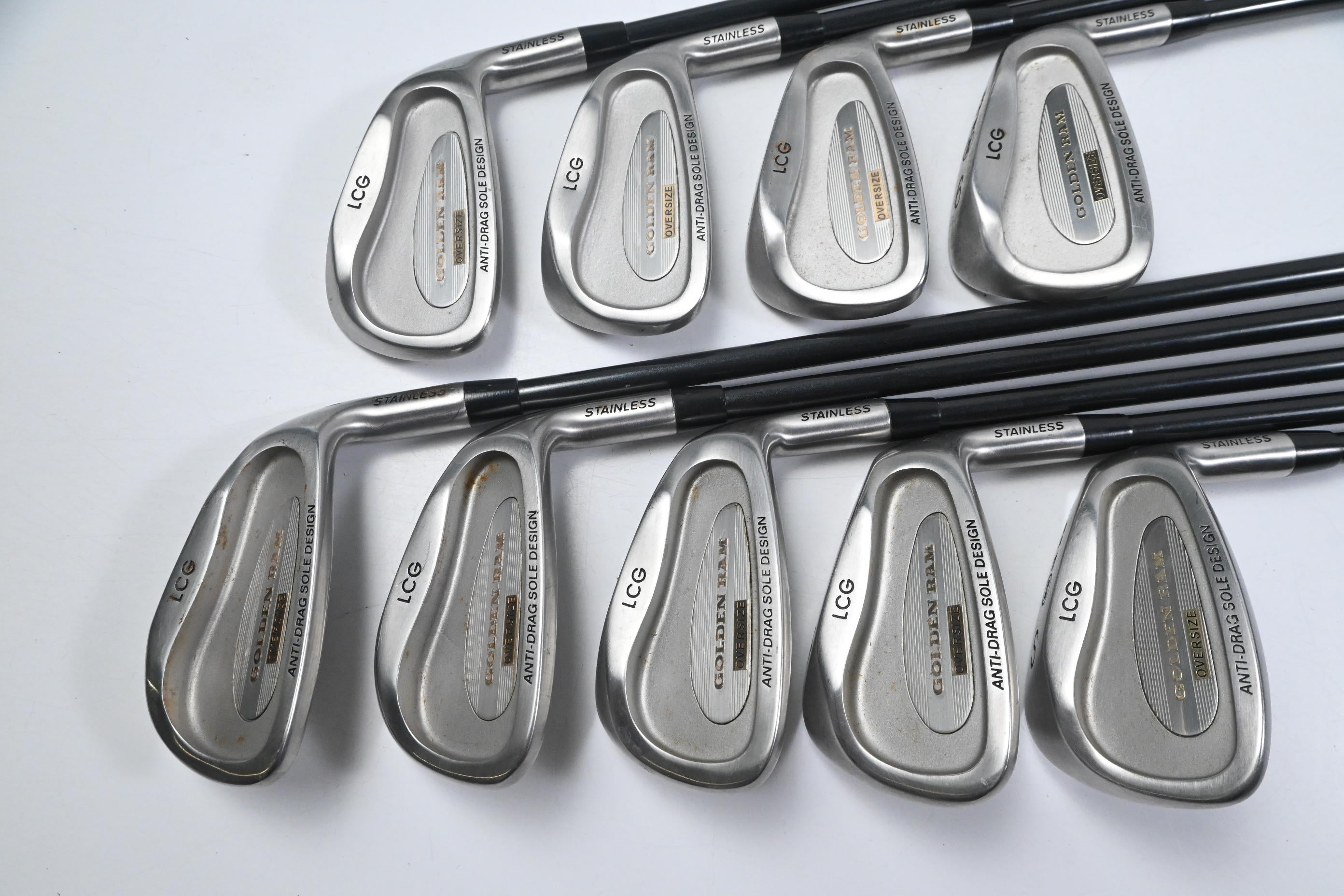 RAM Golden Bear Irons / 3-PW+SW / Regular Flex RAM Golf 80 Shafts