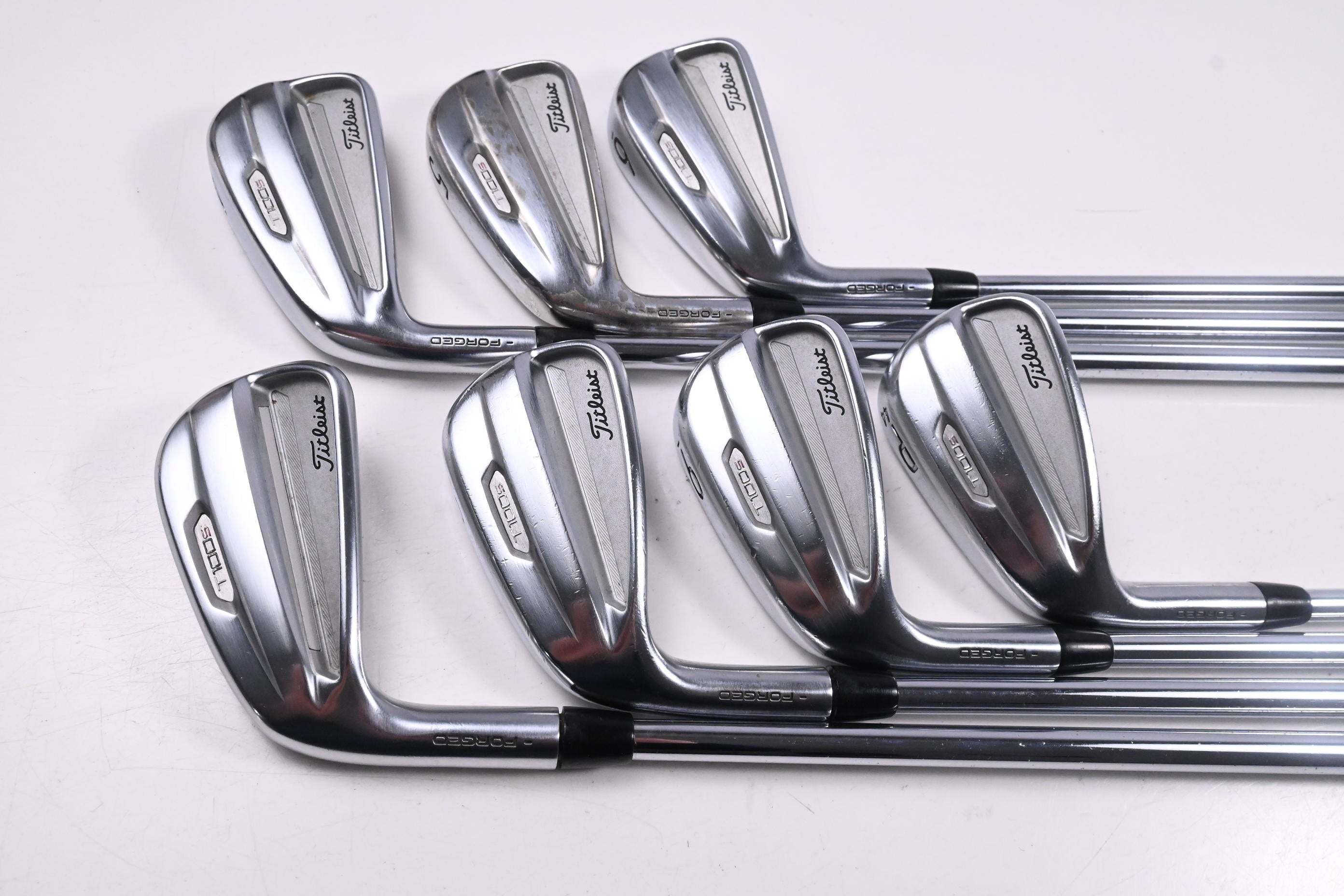 Left Hand Titleist T100.S 2021 Irons / 4-PW / Stiff Flex Project X Precision