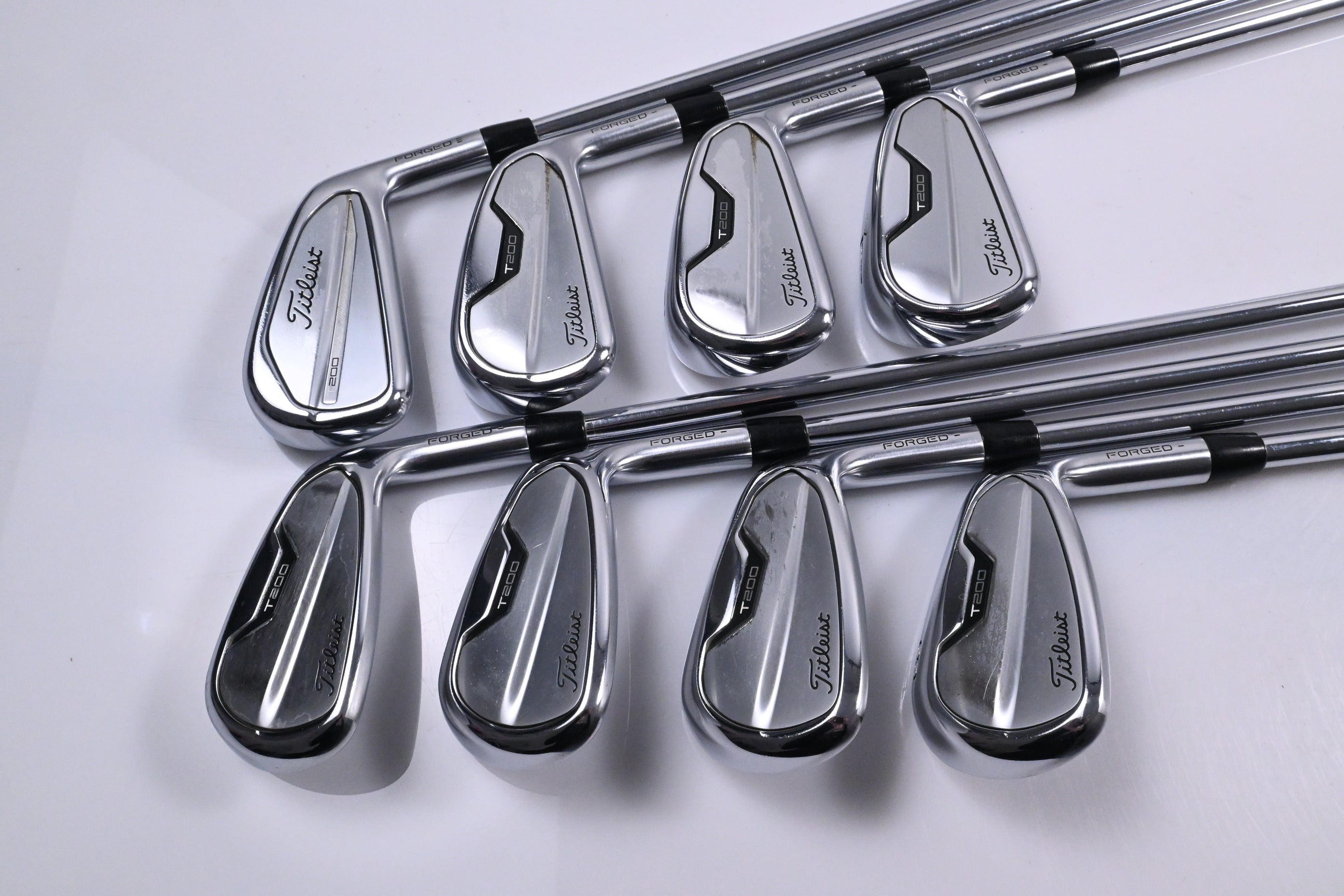 Titleist T200 2021 Irons / 4-PW+GW / Regular Flex AMT Black R300 Shafts