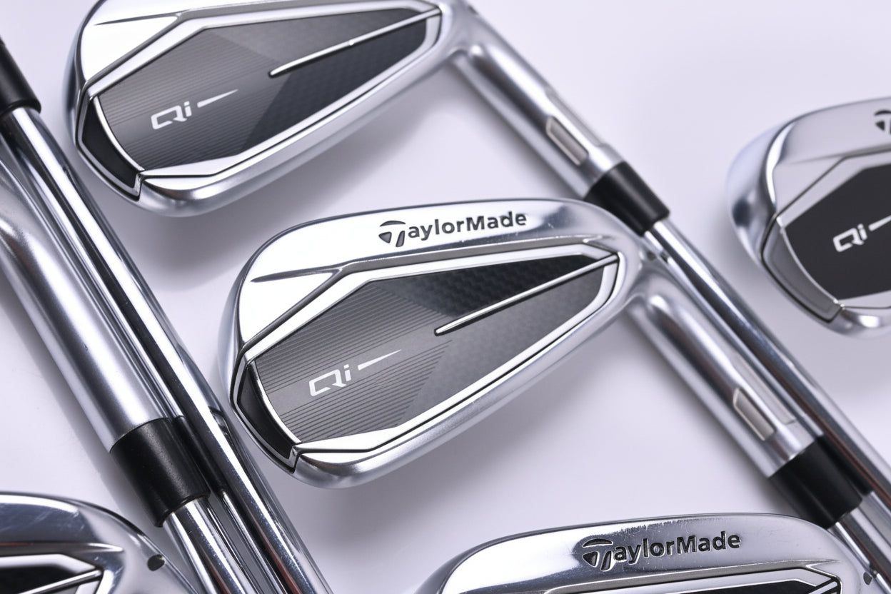 Taylormade Qi Irons / 5-PW+SW+AW / Stiff Flex KBS Tour Shafts