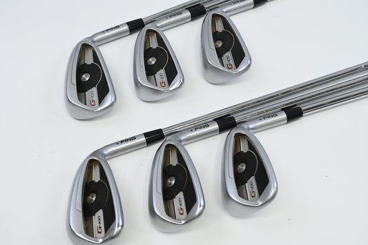 Ping G400 Irons / 5-PW / Blue Dot / Regular Flex Ping AWT 2.0 Shafts