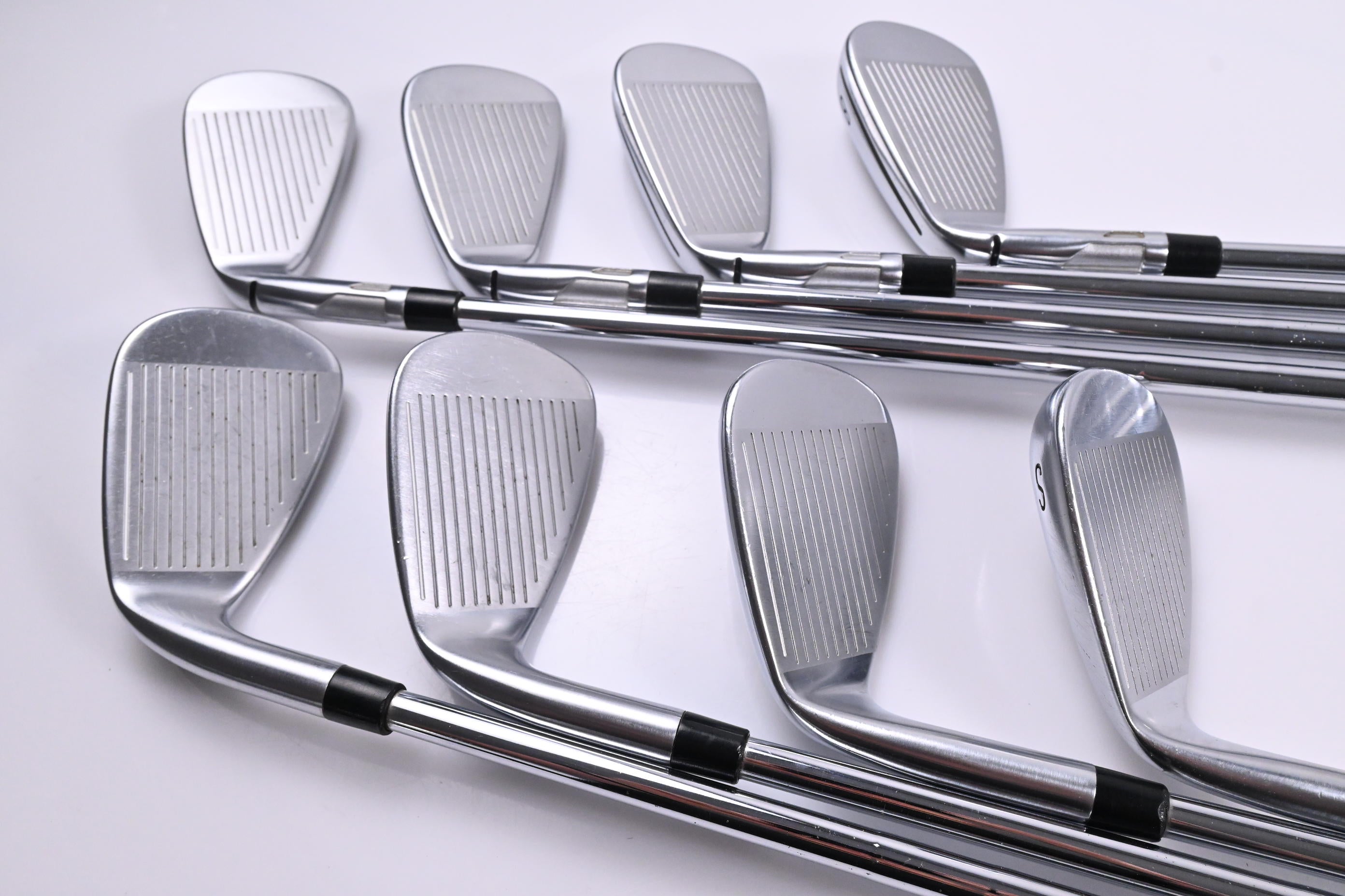 Taylormade Qi Irons / 5-PW+SW+AW / Stiff Flex KBS Tour Shafts
