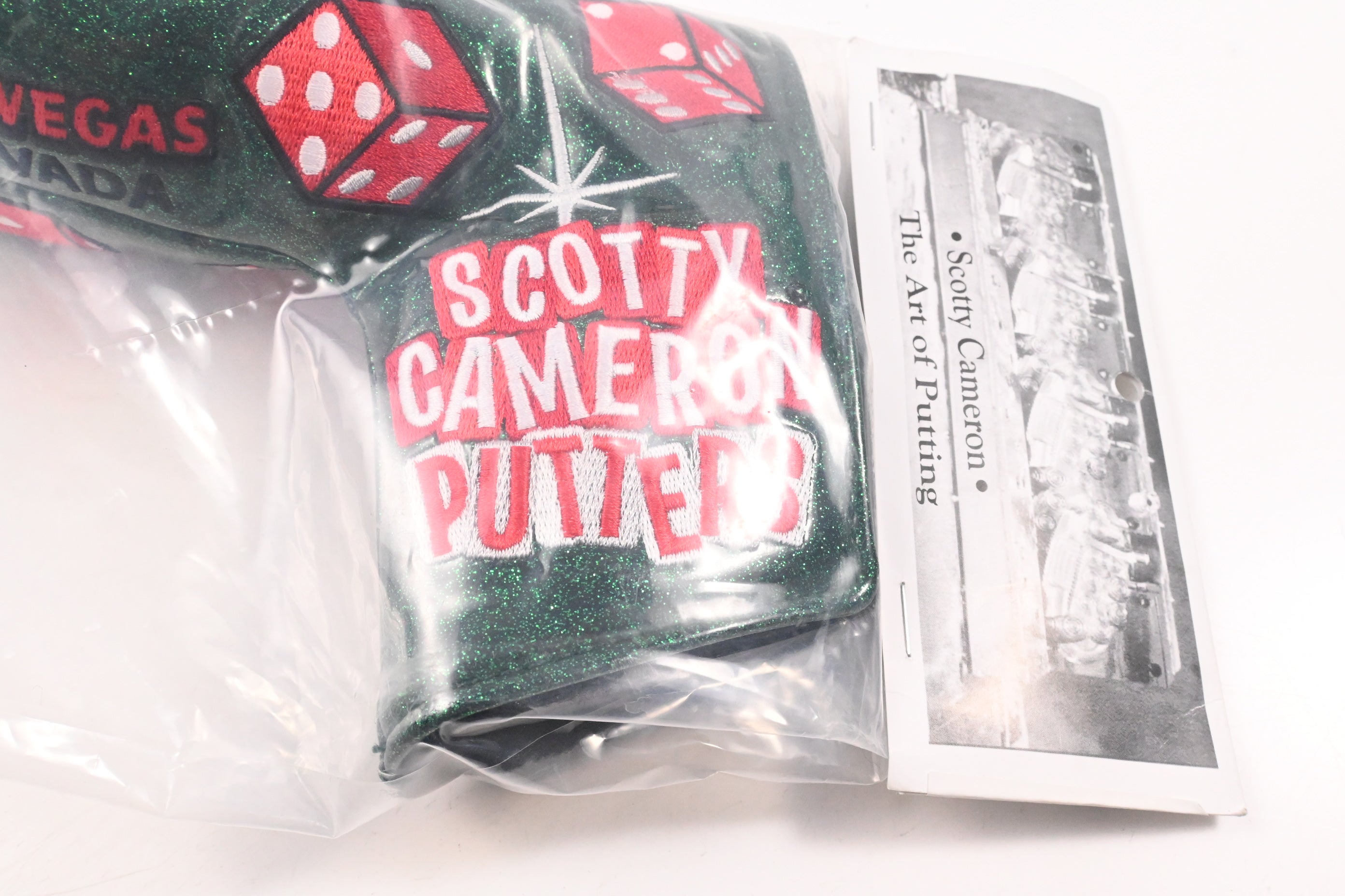 Scotty Cameron 2021 Las Vegas Let's Roll / Putter Headcover / Blade / Green