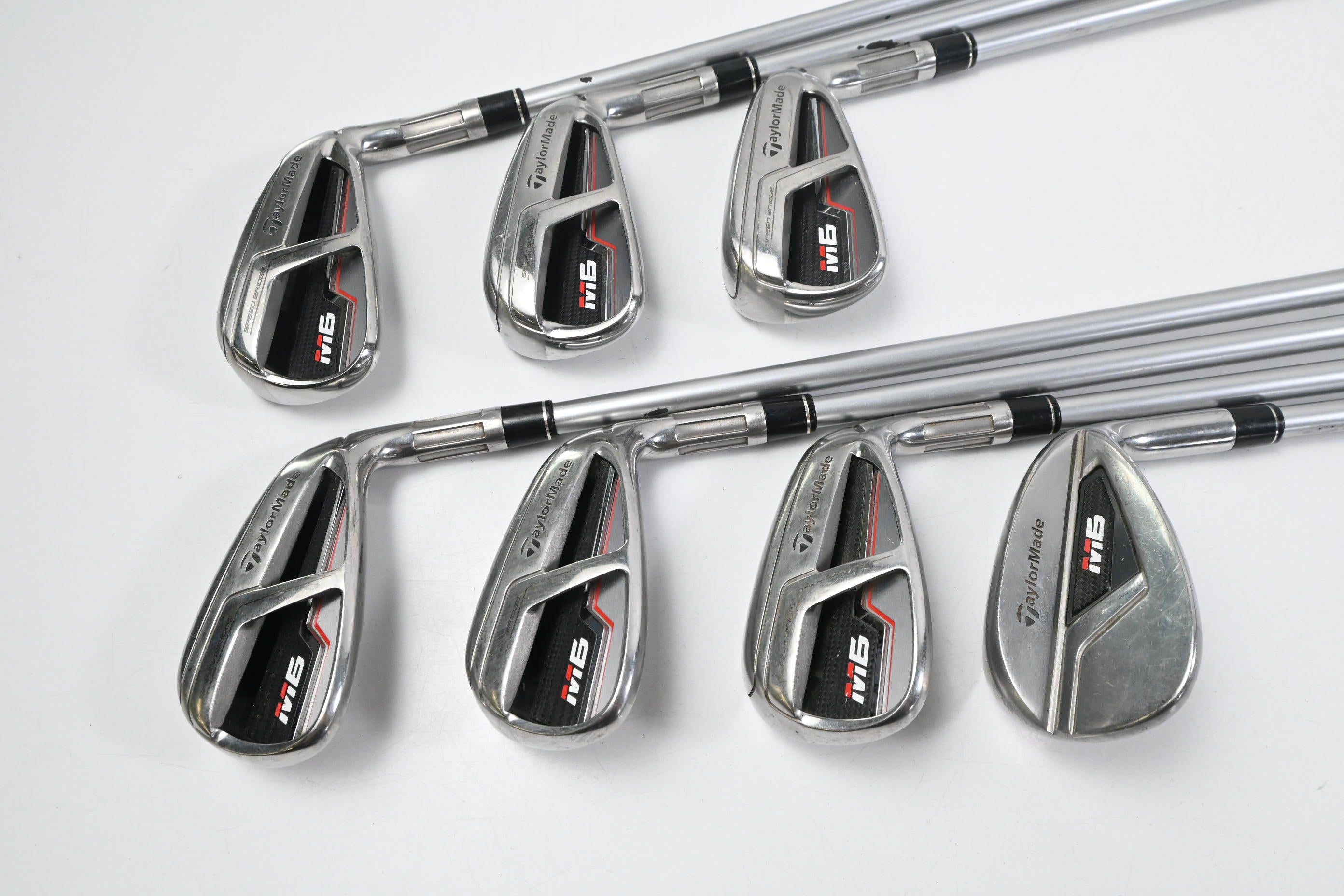 Ladies Taylormade M6 Irons / 5-PW+SW / Ladies Flex Taylormade 45 Shafts