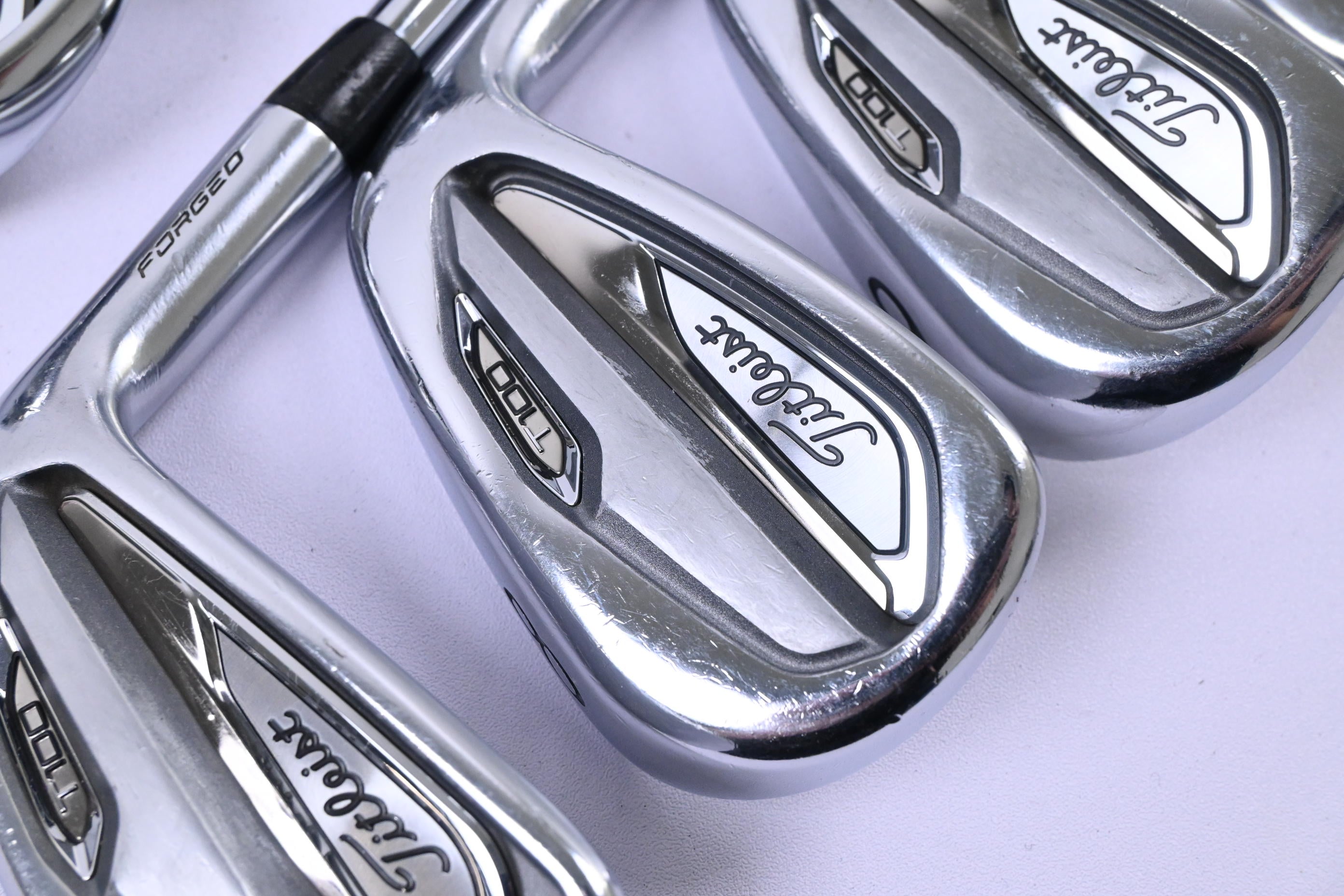 Titleist T100 2019 Irons / 4-PW / Stiff Flex AMT White S300 Shafts