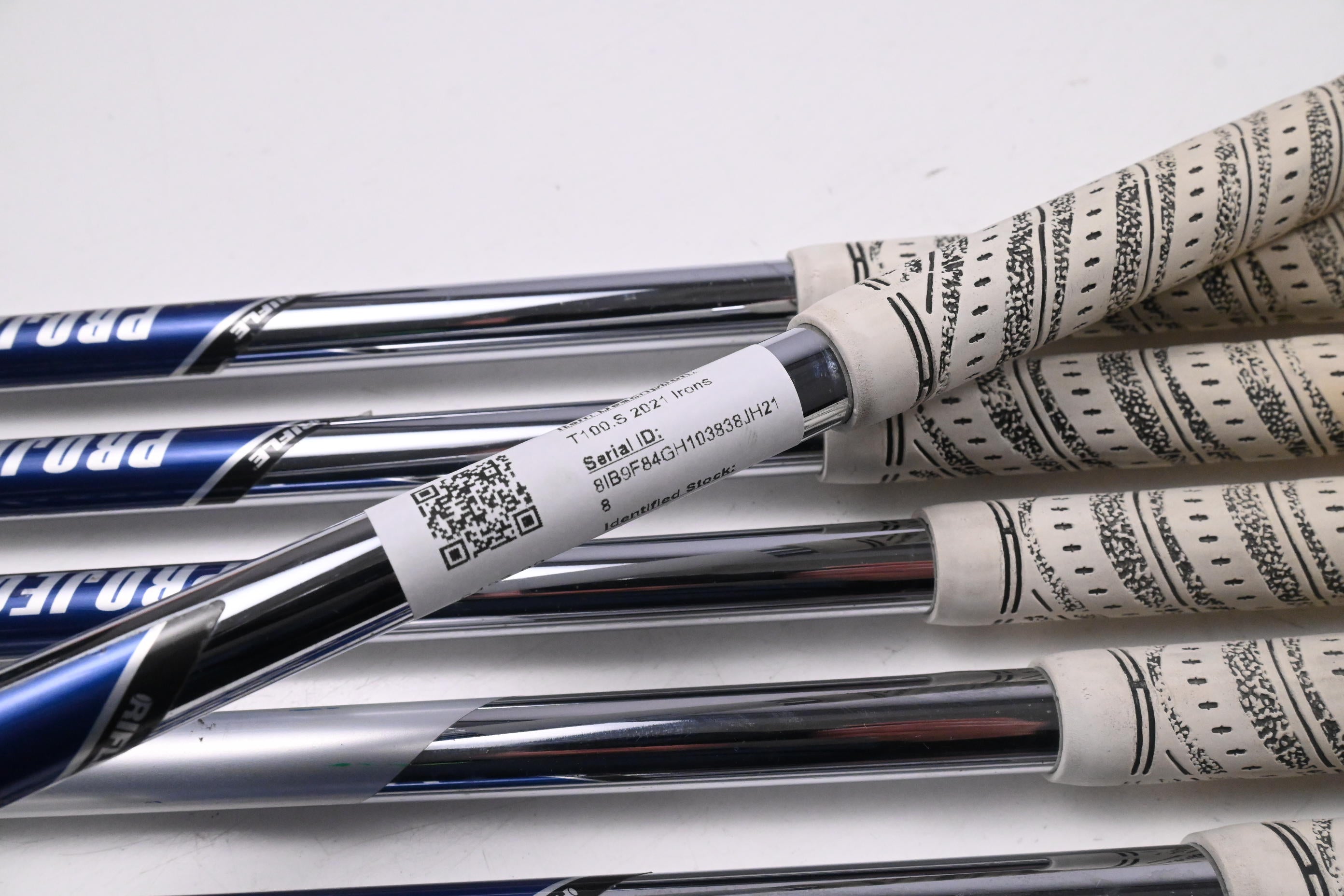 Left Hand Titleist T100.S 2021 Irons / 4-PW / Stiff Flex Project X Precision