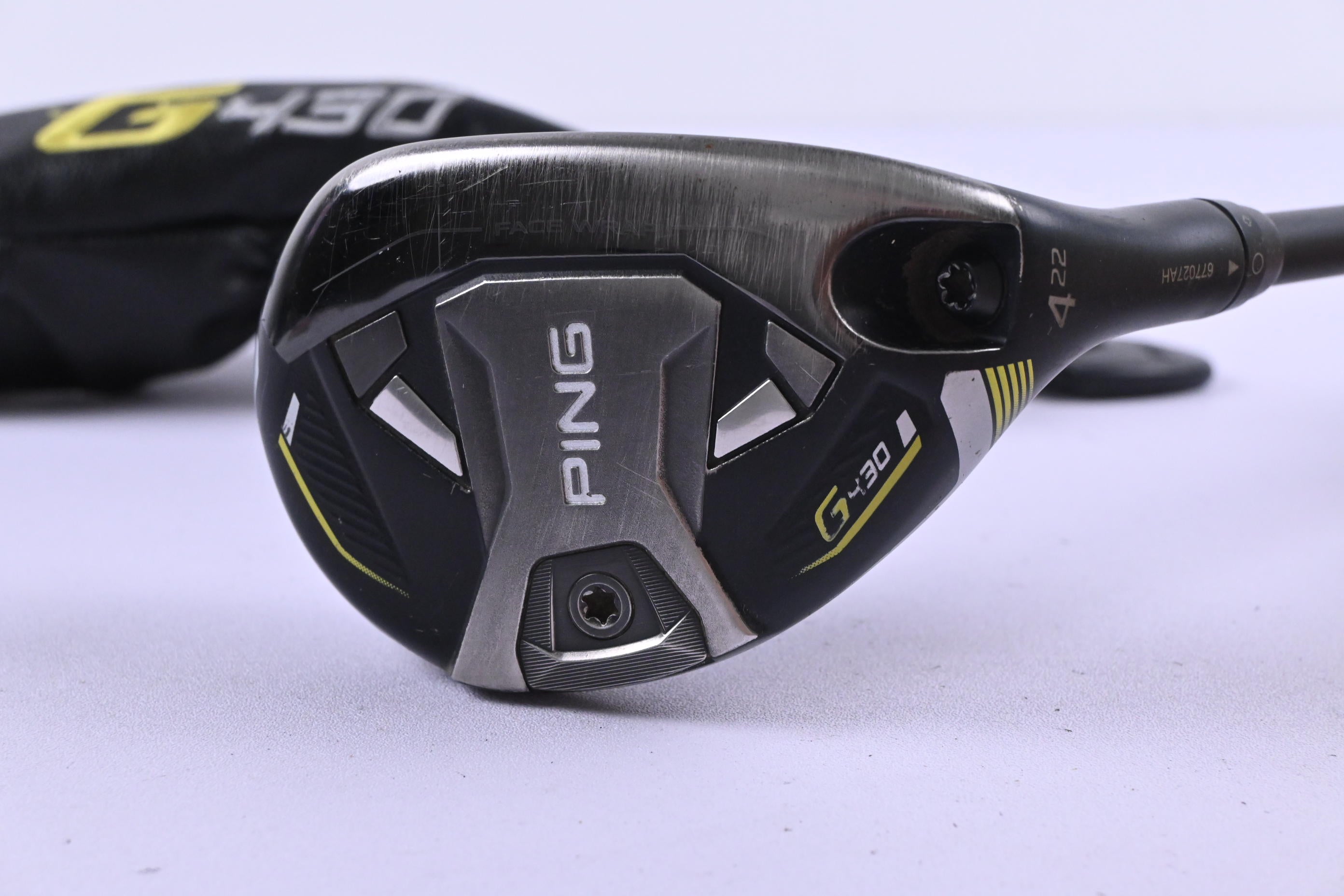Ping G430 #4 Hybrid / 22 Degree / Stiff Flex Ping Alta CB Black 70 Shaft