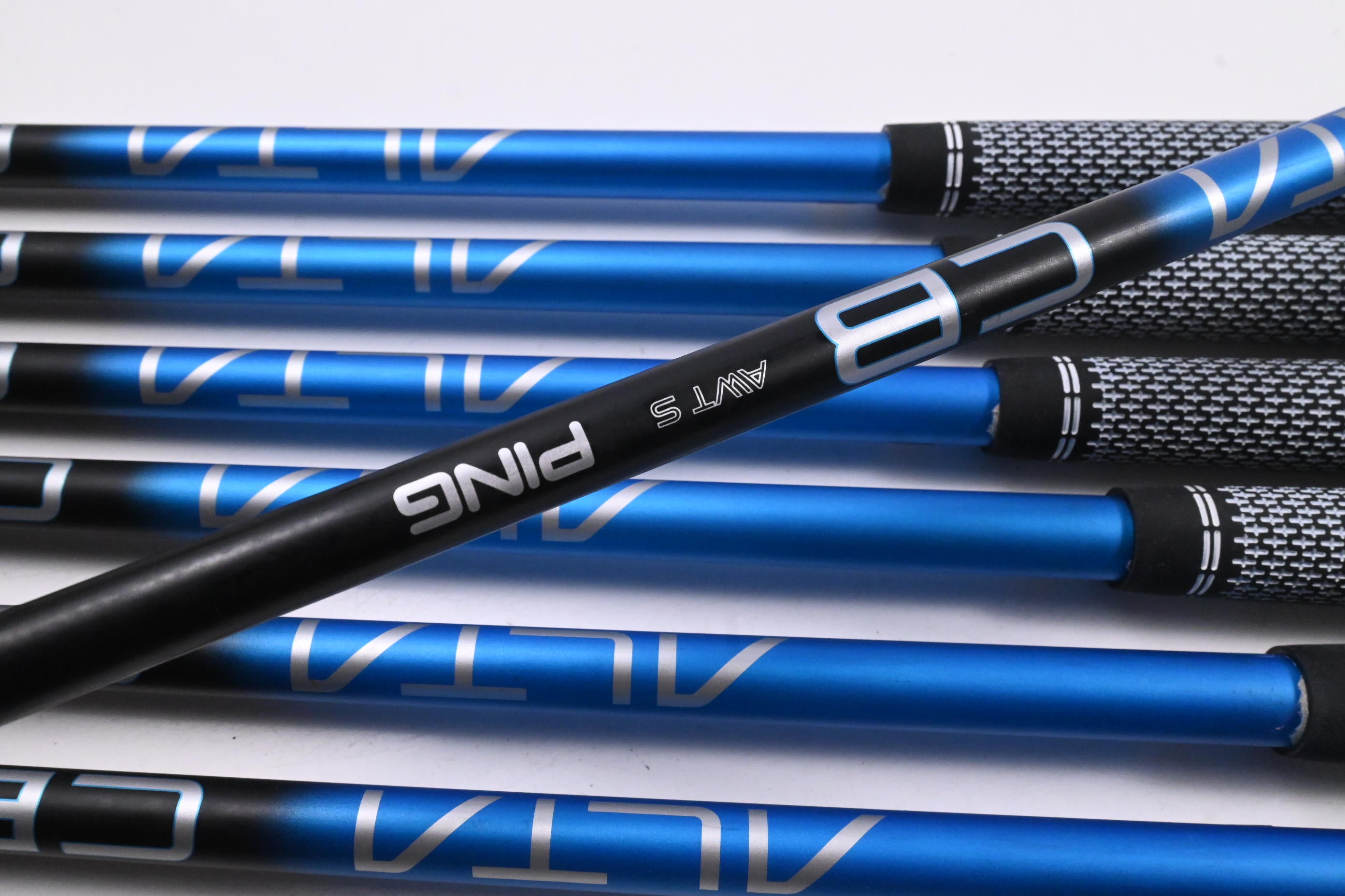 Ping I240 Irons / 4-PW / Green Dot / Stiff Flex Ping Alta CB Blue AWT Shafts