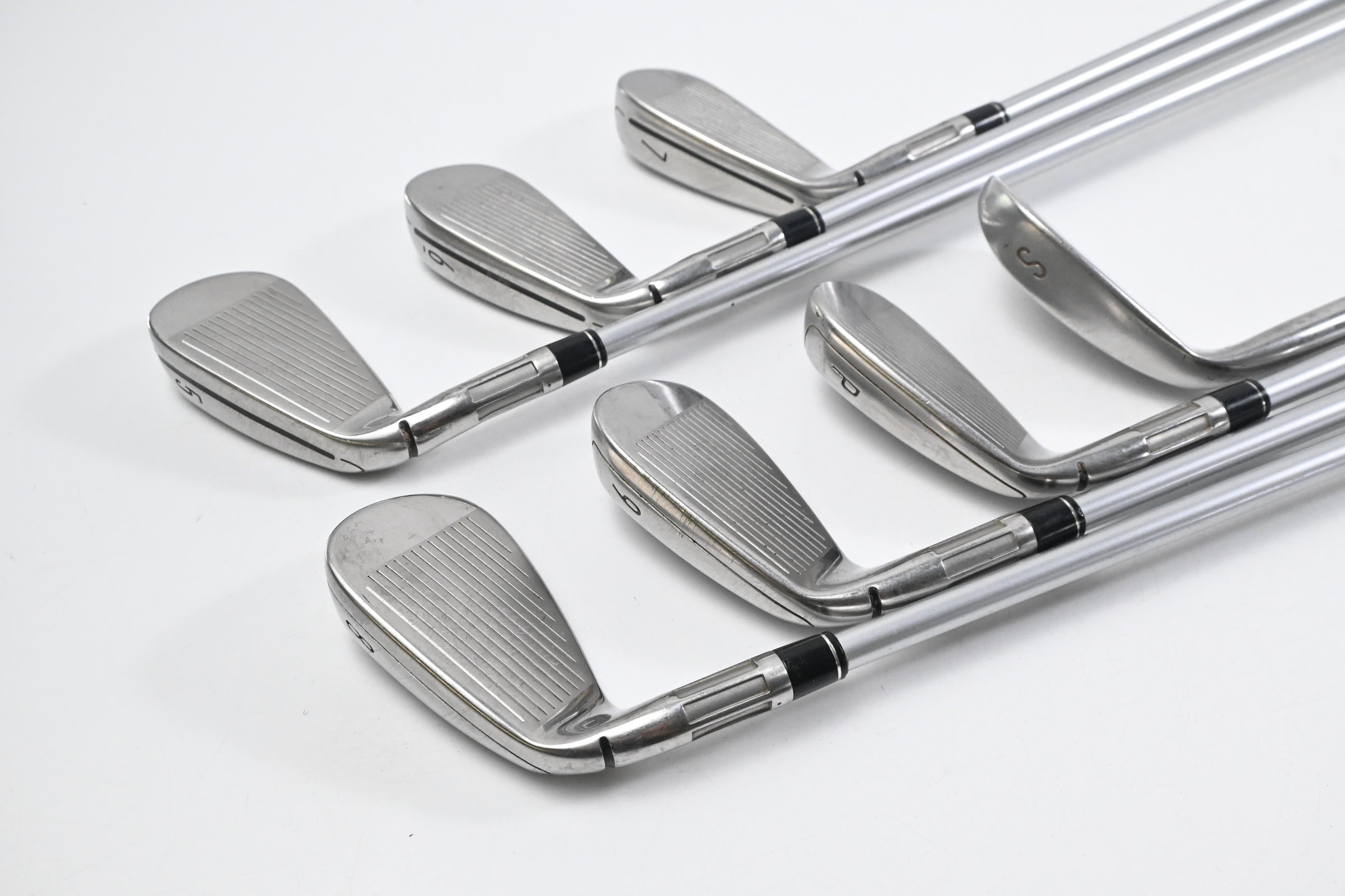 Ladies Taylormade M6 Irons / 5-PW+SW / Ladies Flex Taylormade 45 Shafts