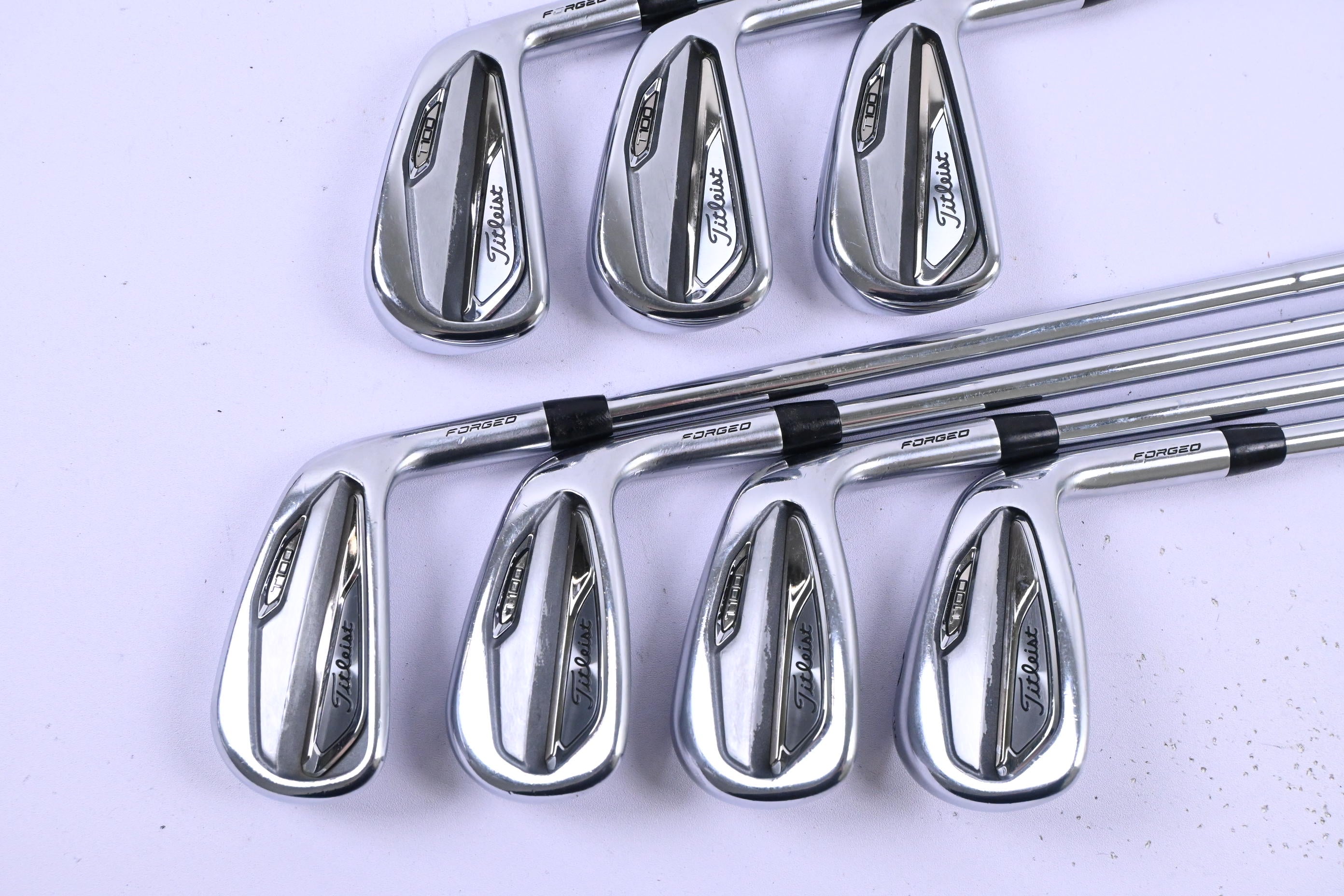 Titleist T100 2019 Irons / 4-PW / Stiff Flex AMT White S300 Shafts