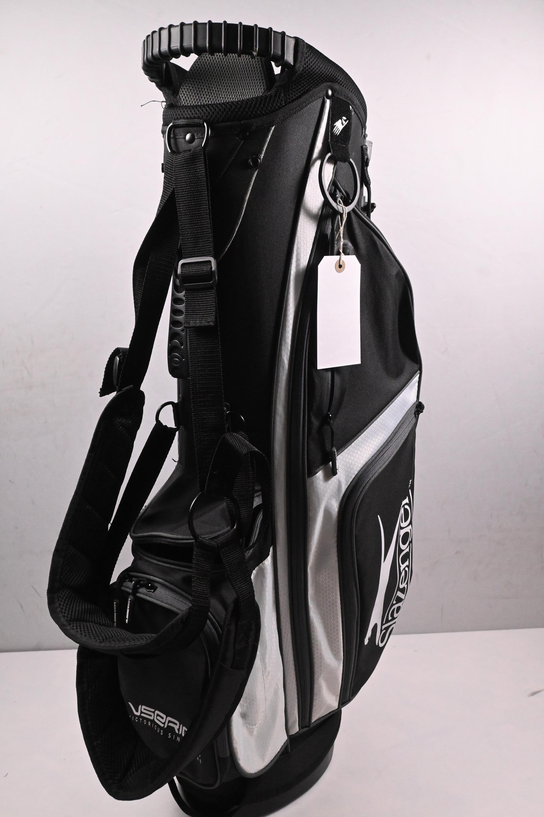 Slazenger V Series Stand Bag / 6-Way Divider / Black, White