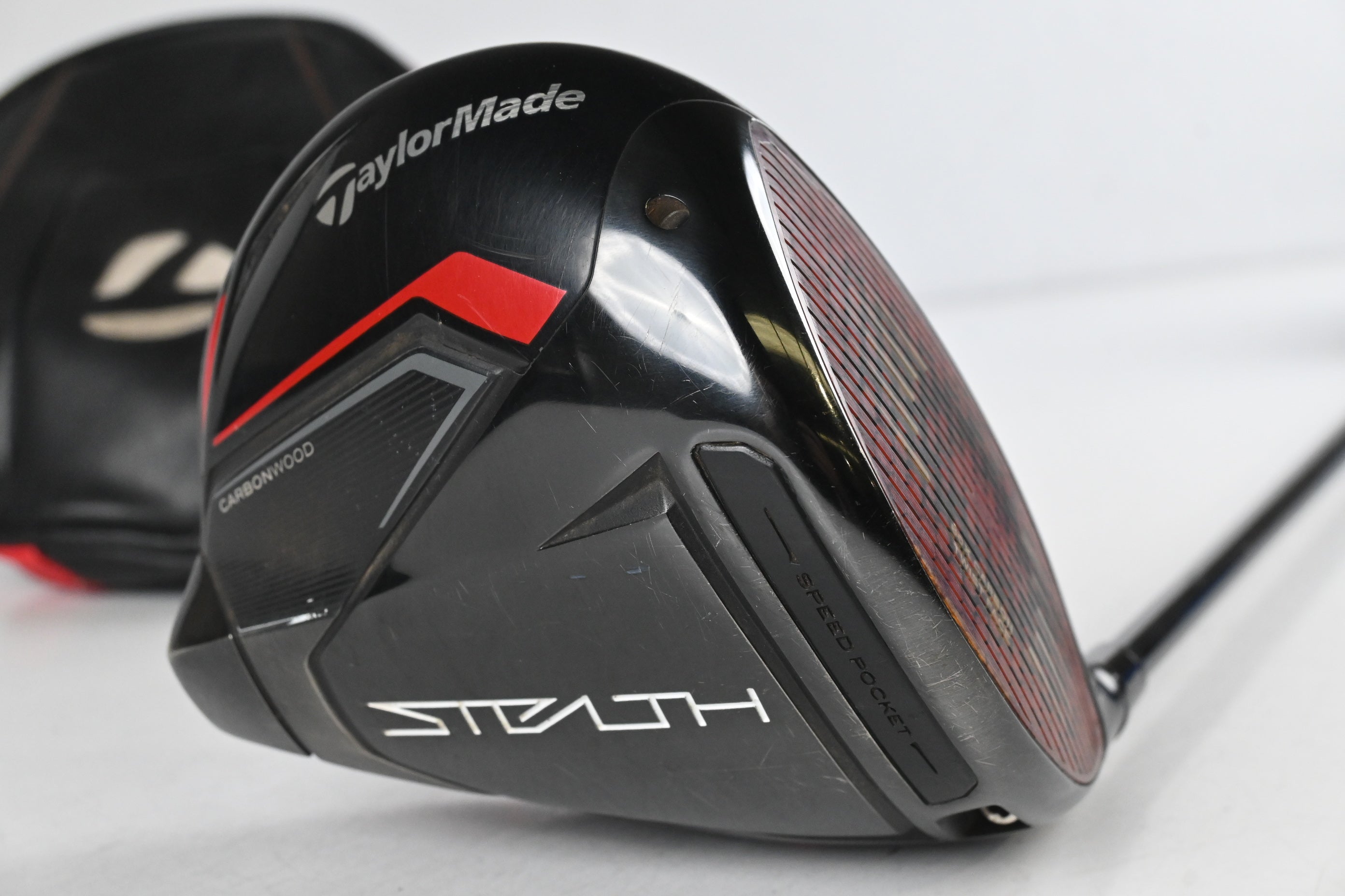 Taylormade Stealth Driver / 9 Degree / Stiff Flex Hzrdus Smoke Red RDX 60 Shaft