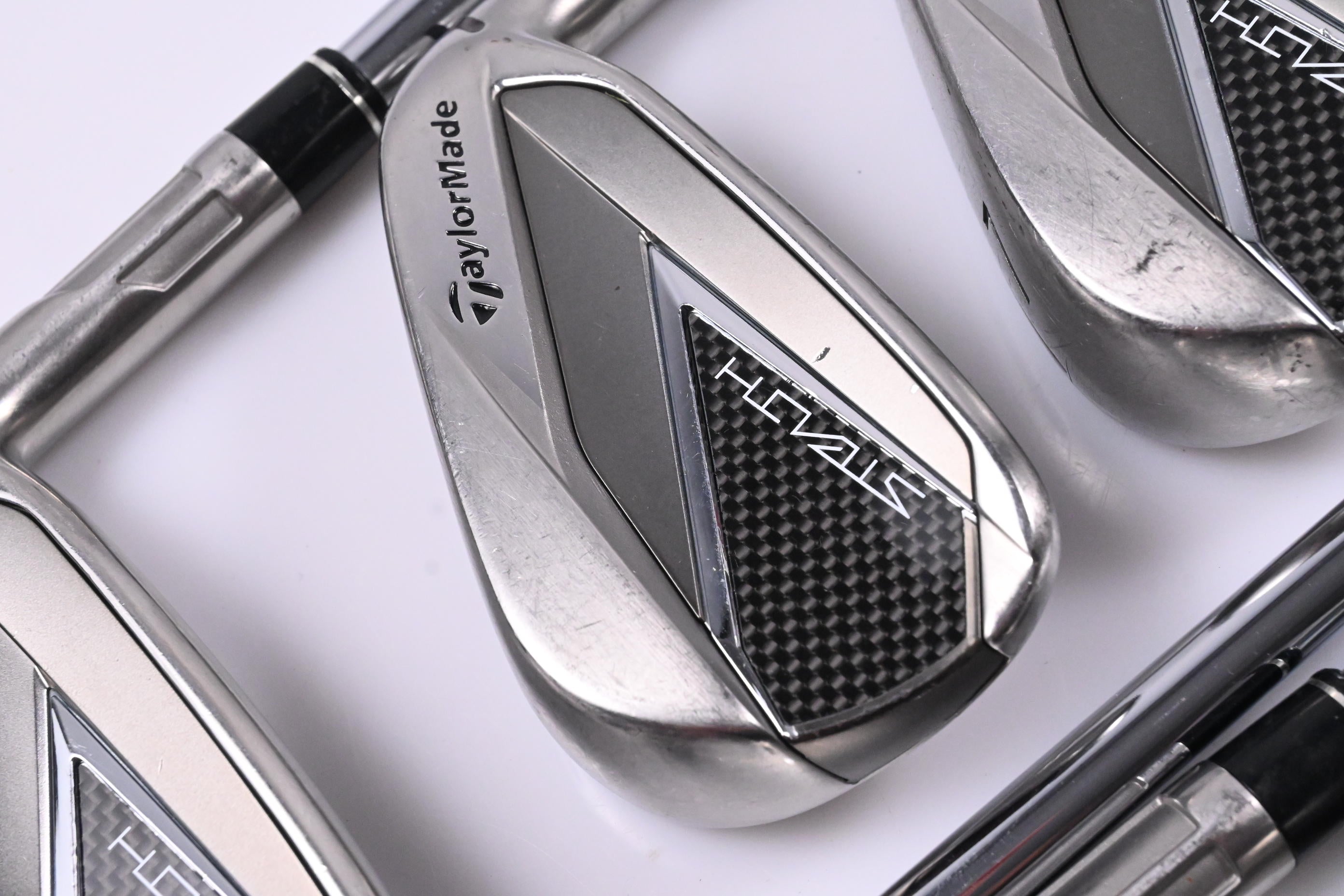 Taylormade Stealth Irons / 5-PW+AW+SW / Regular Flex KBS MAX MT 85 Shafts
