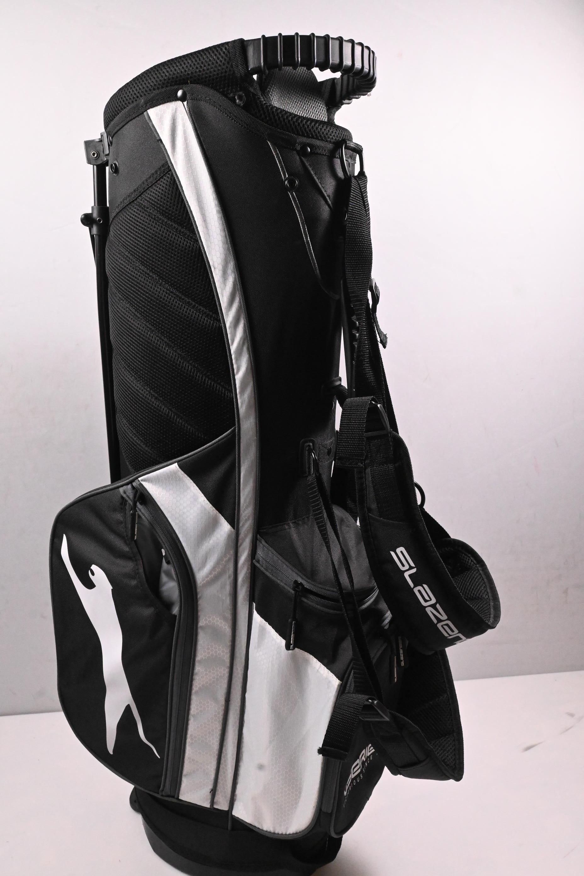 Slazenger V Series Stand Bag / 6-Way Divider / Black, White