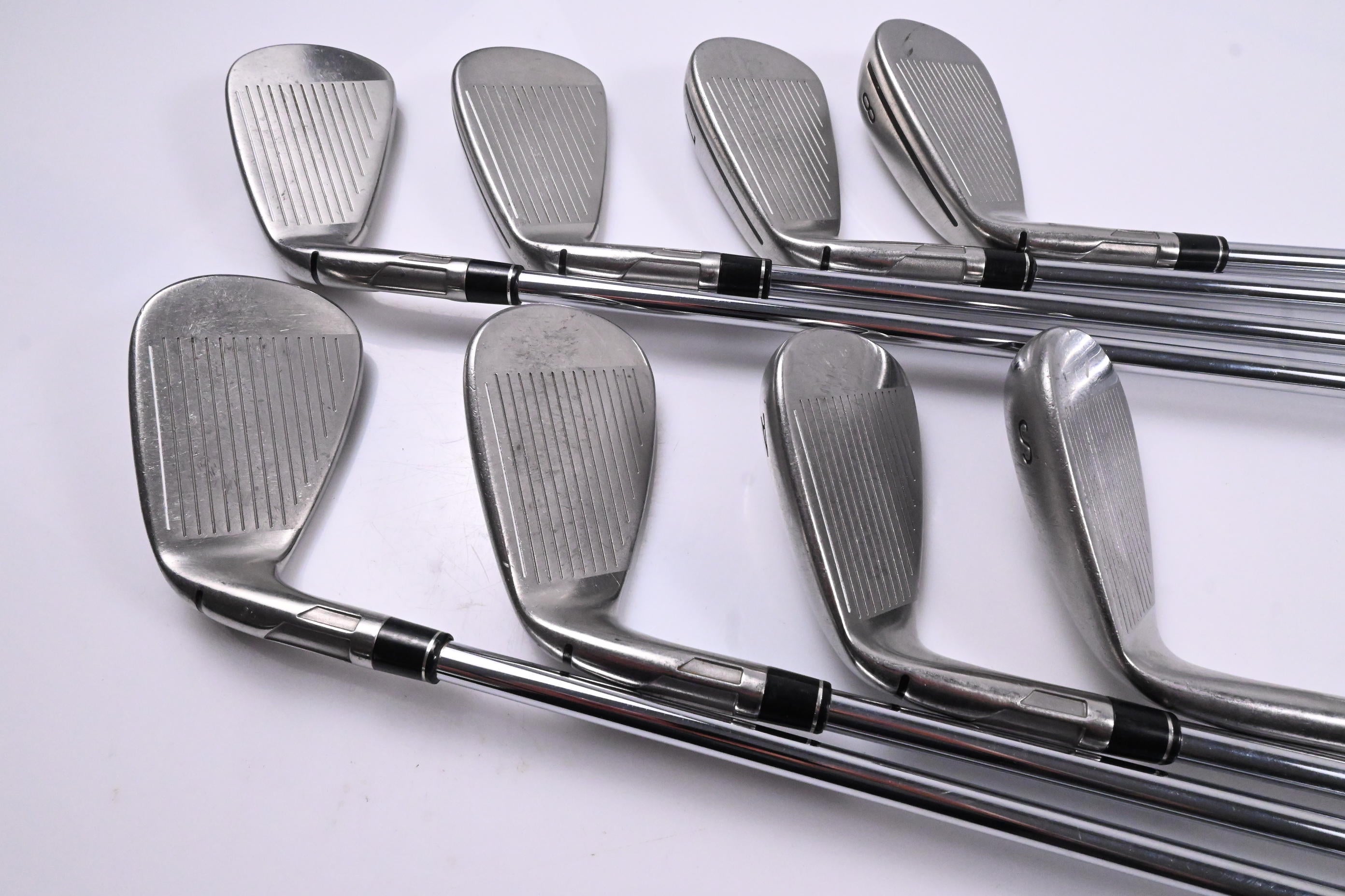 Taylormade Stealth Irons / 5-PW+AW+SW / Regular Flex KBS MAX MT 85 Shafts