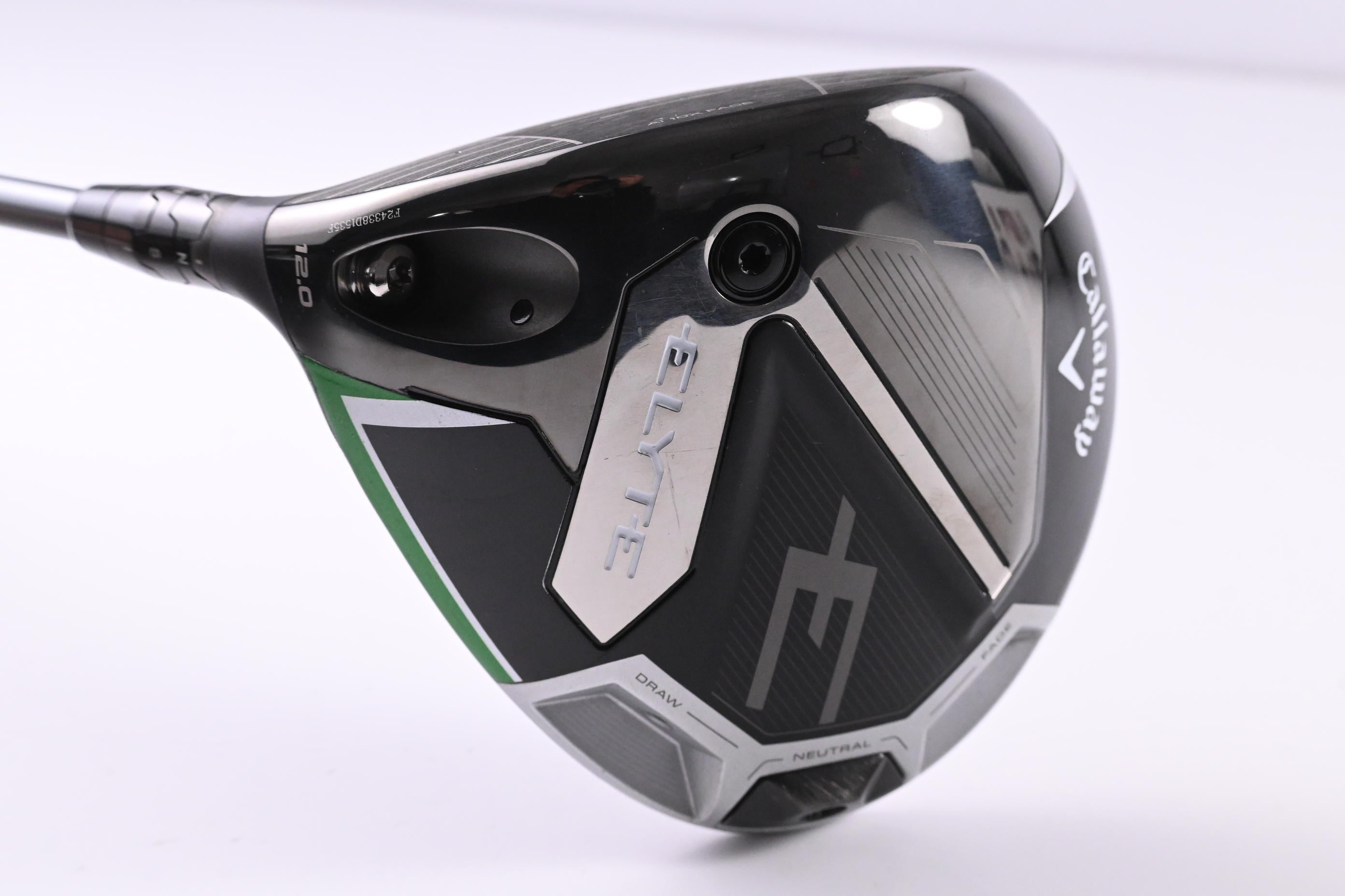 Left Hand Callaway Elyte Driver / 12 Degree / Stiff Flex Denali Charcoal 50 Shaft