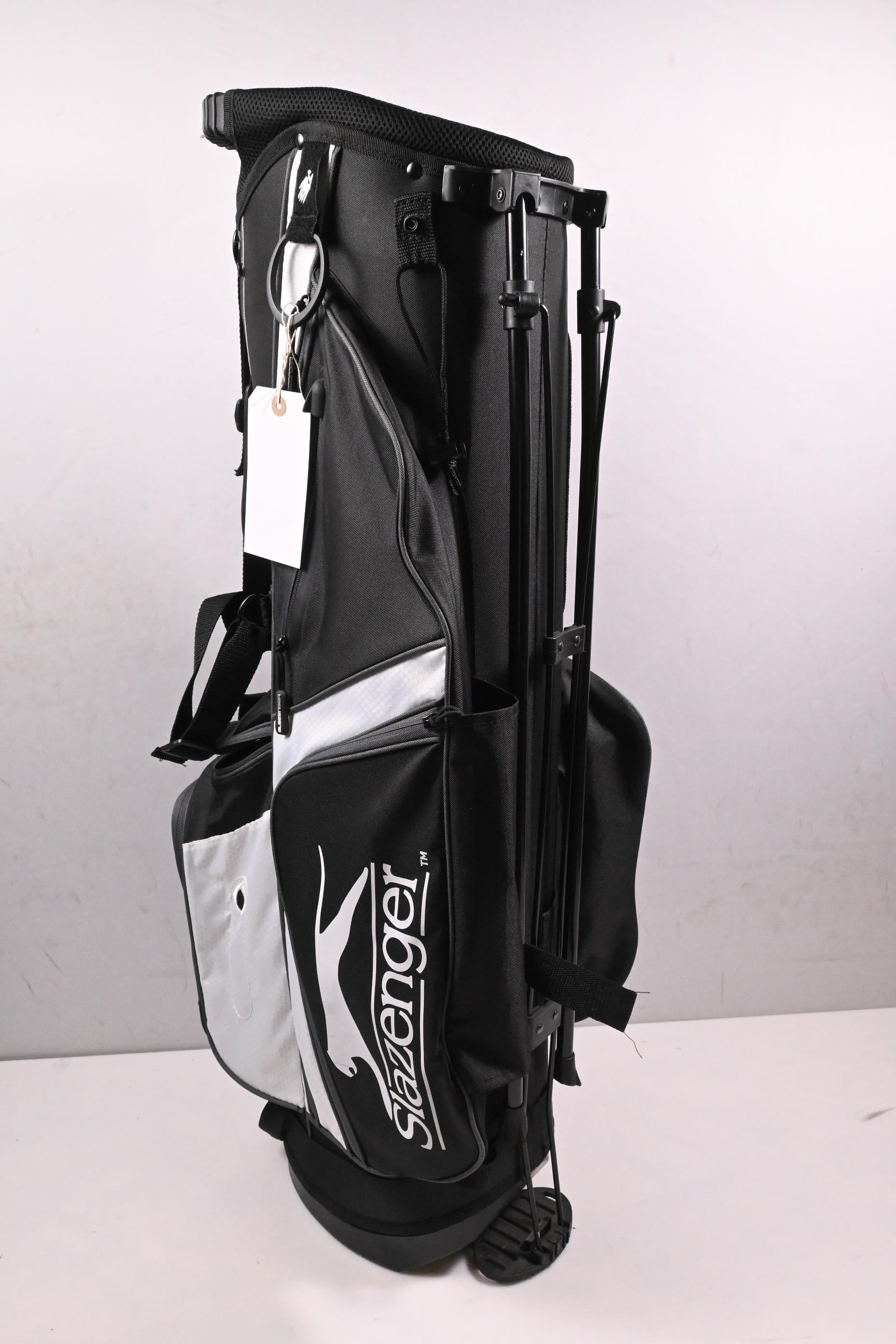 Slazenger V Series Stand Bag / 6-Way Divider / Black, White