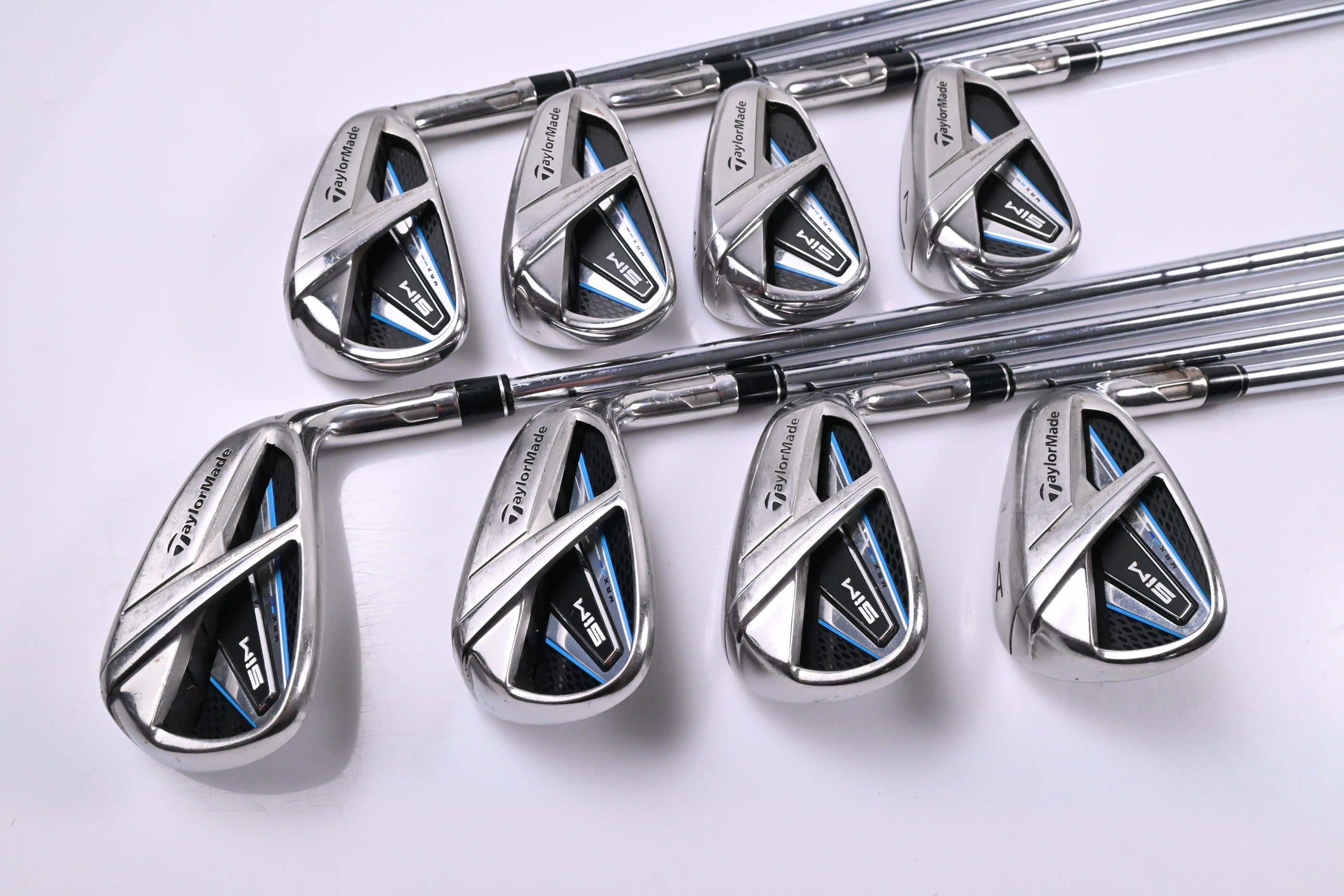 Taylormade SIM Max Irons / 4-PW+AW / Regular Flex KBS Max 85 Shafts