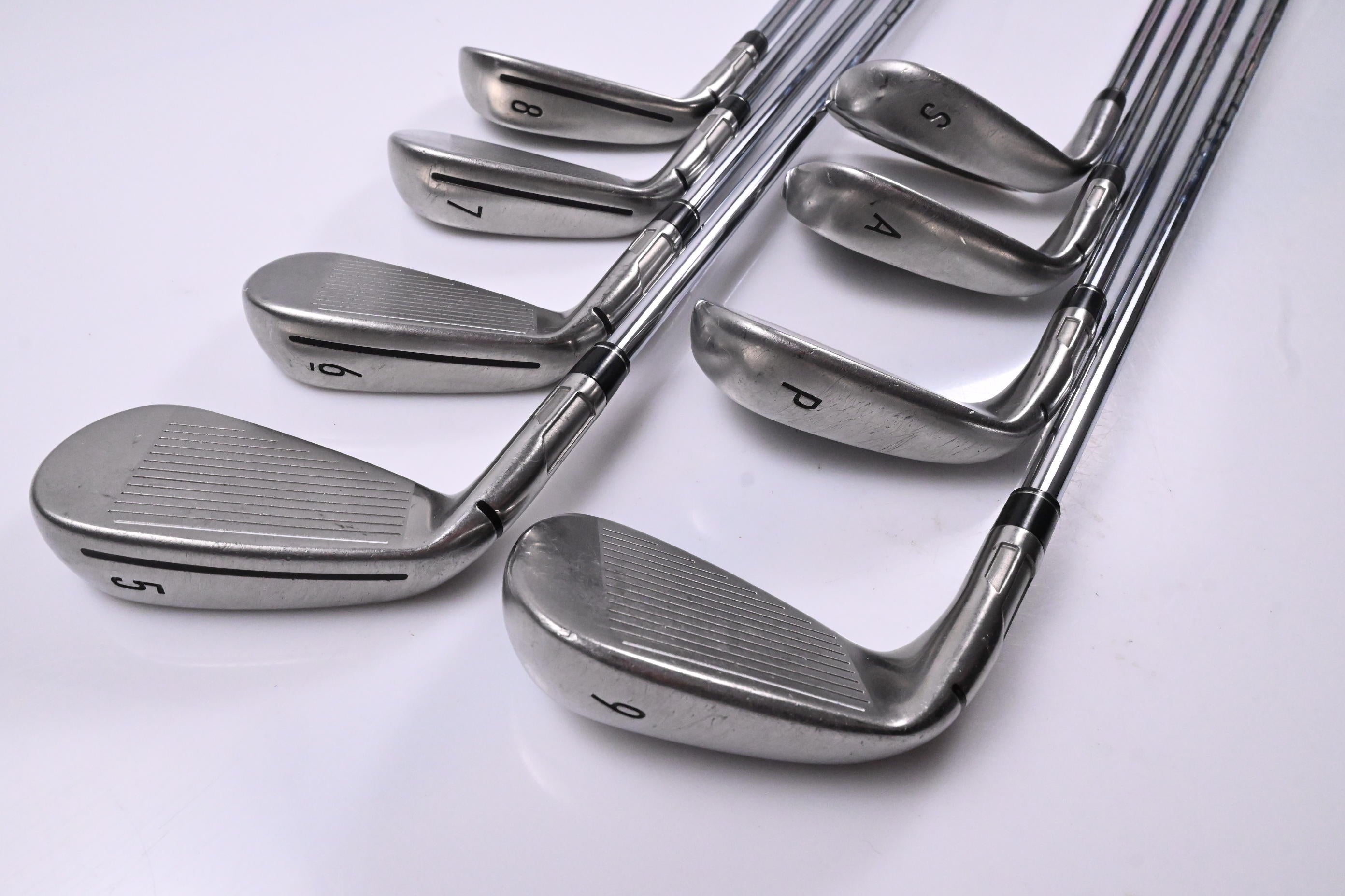Taylormade Stealth Irons / 5-PW+AW+SW / Regular Flex KBS MAX MT 85 Shafts