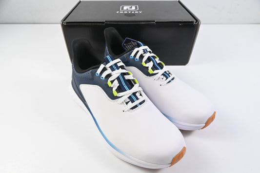 FootJoy Pulse Golf Shoes / Size UK 8 / White, Gum & Navy