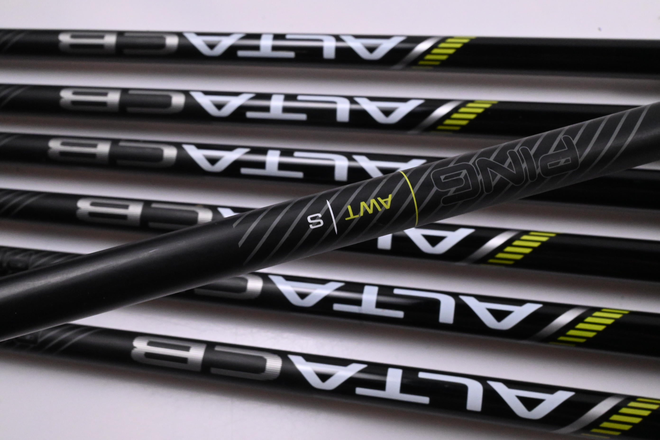 Ping G430 Irons / 4-PW / Green Dot / Stiff Flex Ping ALTA CVB Black AWT Shafts