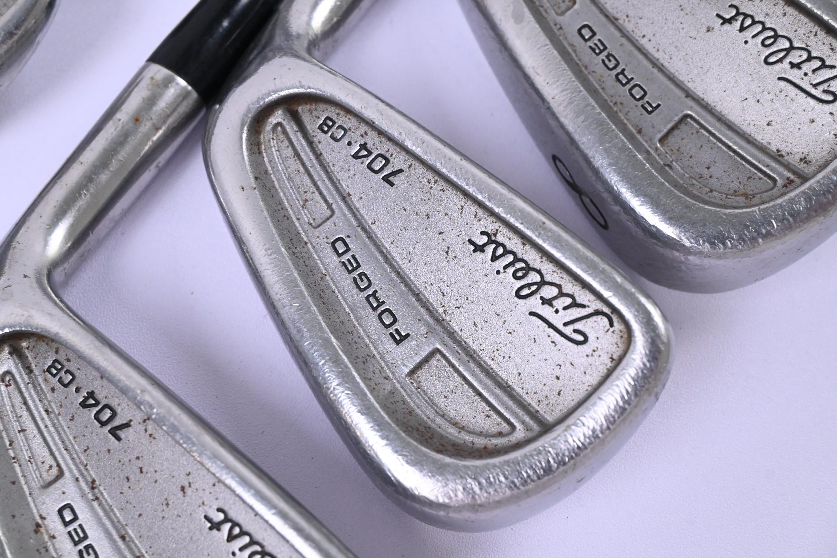 Titleist 704.CB Irons / 3-9i / Regular Flex Titleist 3980 Shafts
