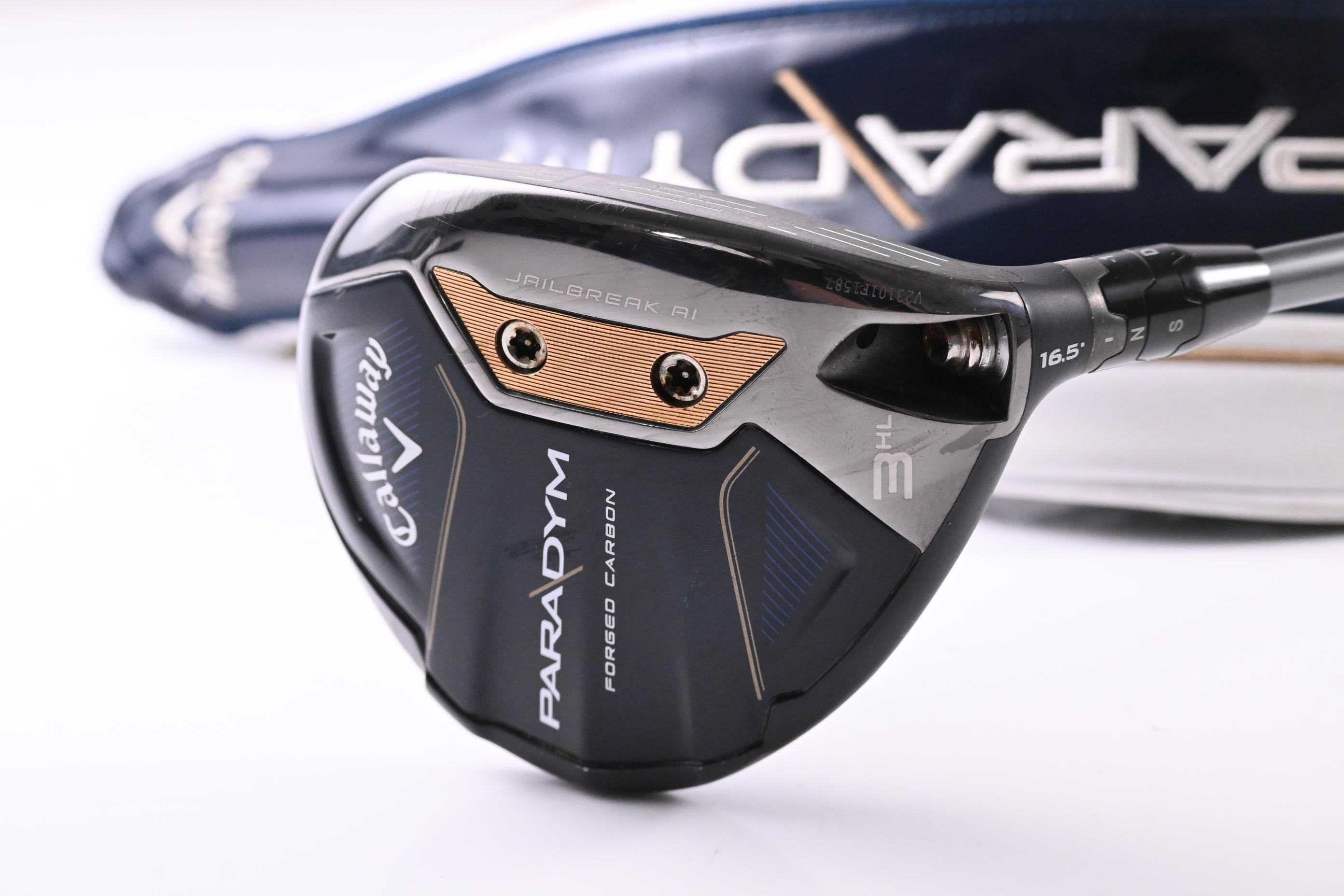 Callaway Paradym #3HL Wood / 16.5 Degree / Regular Flex HZRDUS Silver 60 Shaft
