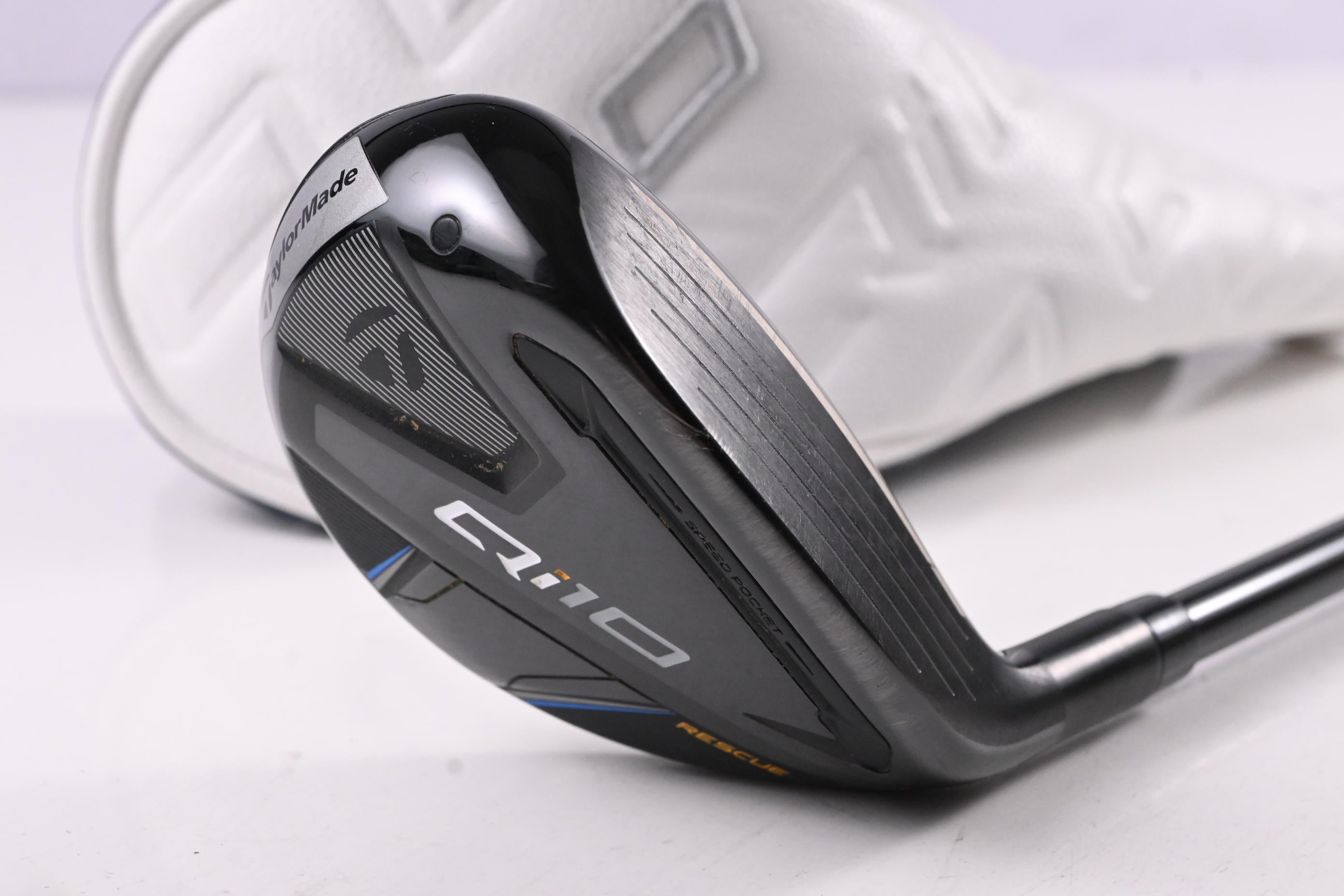 Taylormade Qi10 #4 Hybrid / 22 Degree / Stiff Flex Fujikura Ventus TR Blue 7