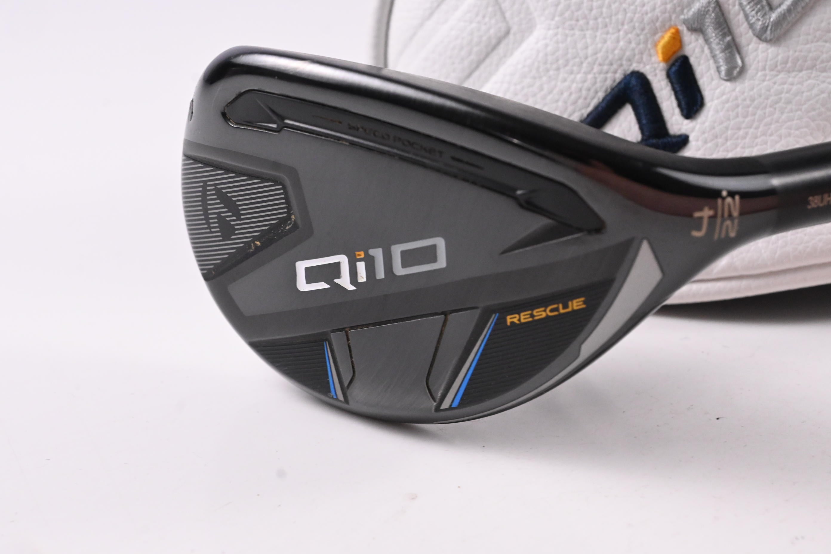 Taylormade Qi10 #4 Hybrid / 22 Degree / Stiff Flex Fujikura Ventus TR Blue 7