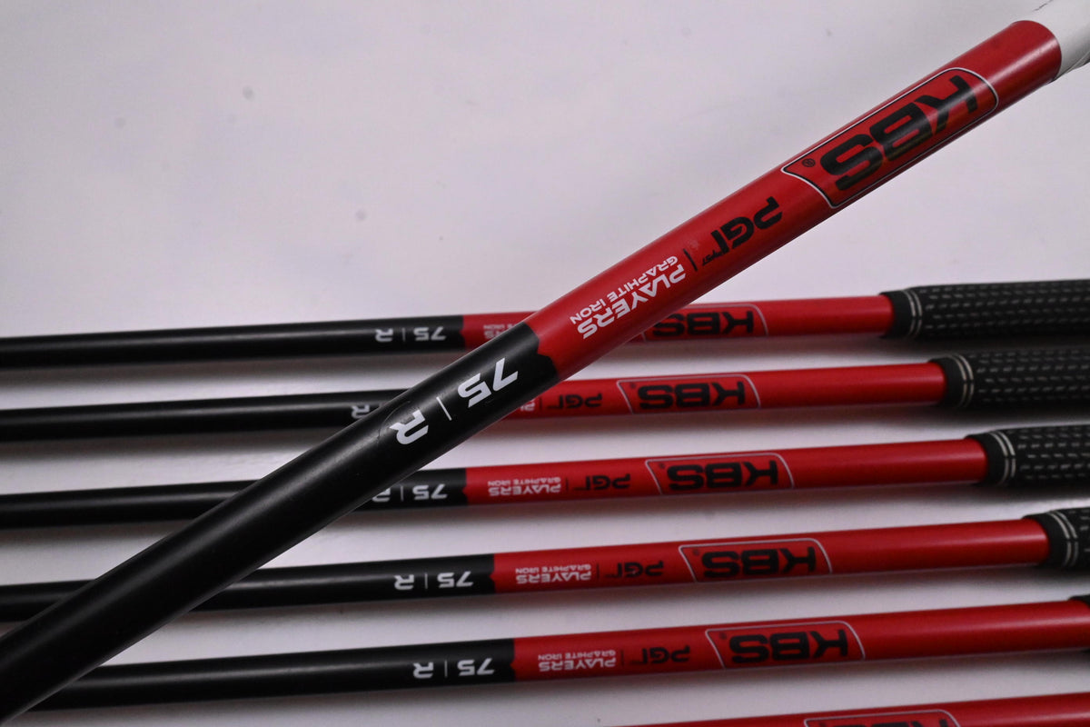 Cobra LTDx Irons / 5-PW+SW / Regular Flex KBS PGI 75 Shafts