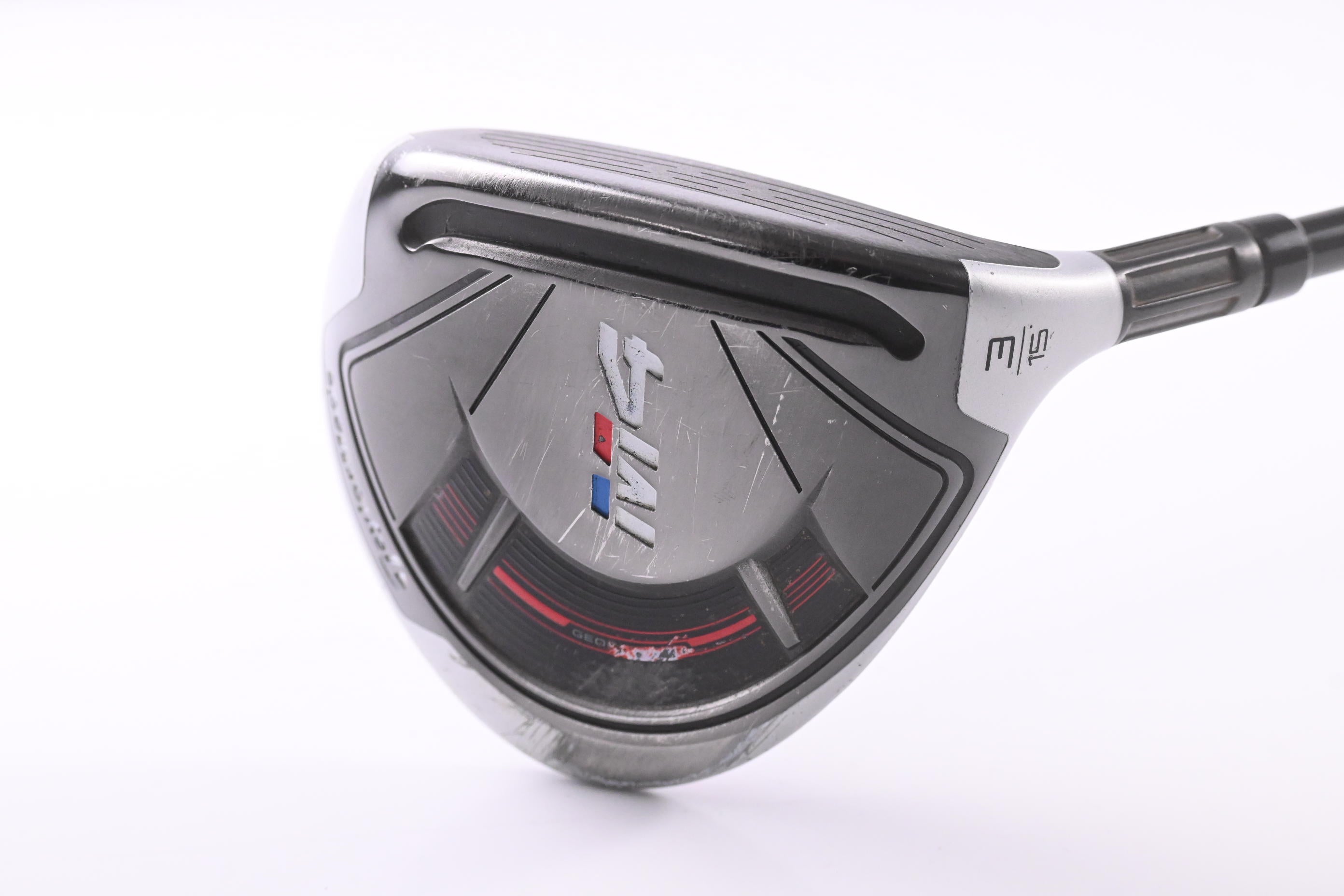 Taylormade M4 #3 Wood / 15 Degree / Stiff Flex Fujikura Atmos Red 6 Shaft