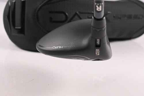 Left Hand Cobra Darkspeed X #5 Wood / 18 Degree / Regular Flex LinQ Blue 6 Shaft
