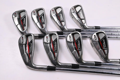 Left Hand Titleist AP1 710 Irons / 4-PW+GW / Stiff Flex KBS Tour Shafts