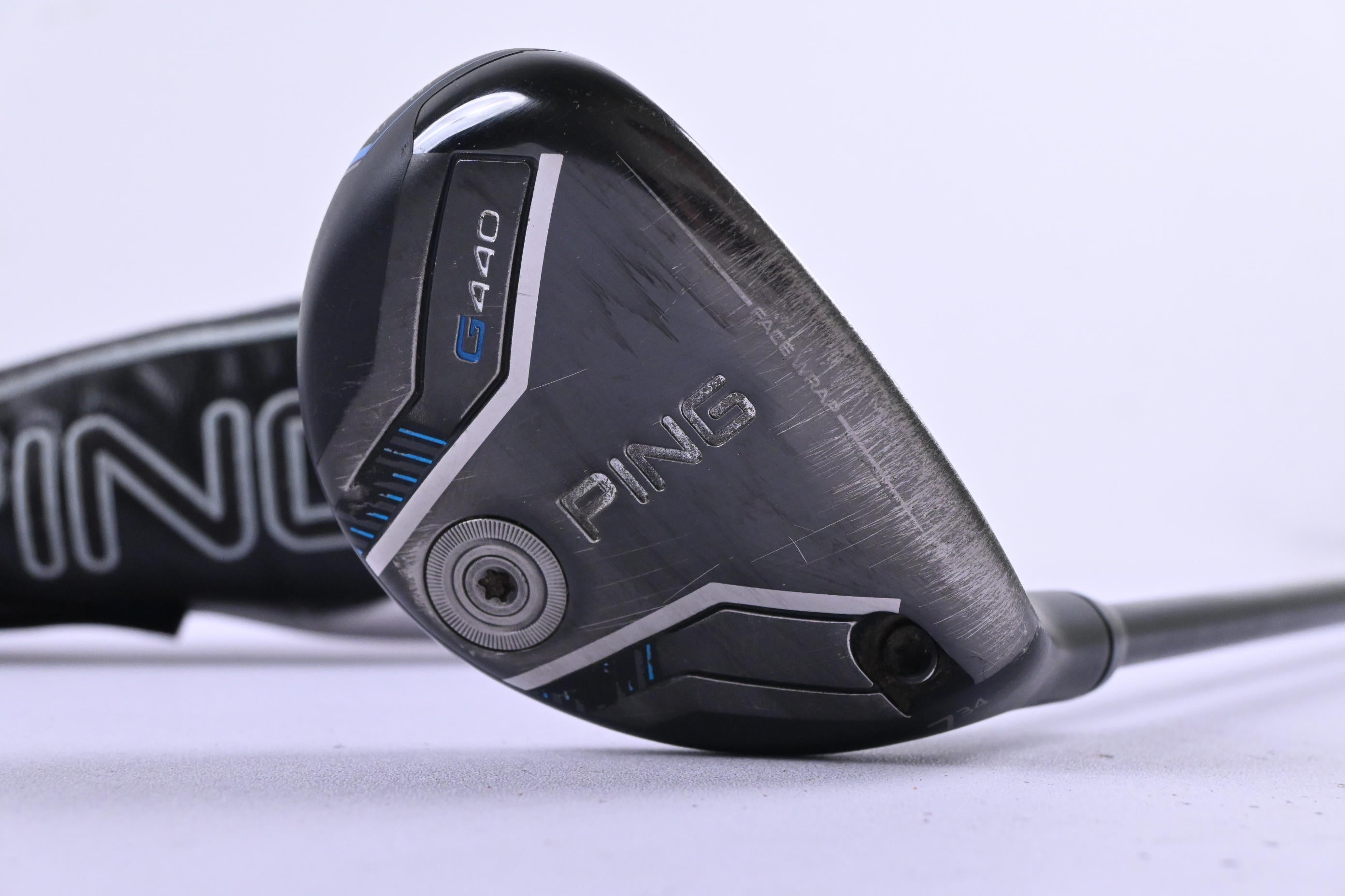Ping G440 #7 Hybrid / 34 Degree / Stiff Flex Ping Alta CB Blue 70 Shaft