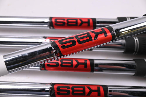 Left Hand Titleist AP1 710 Irons / 4-PW+GW / Stiff Flex KBS Tour Shafts