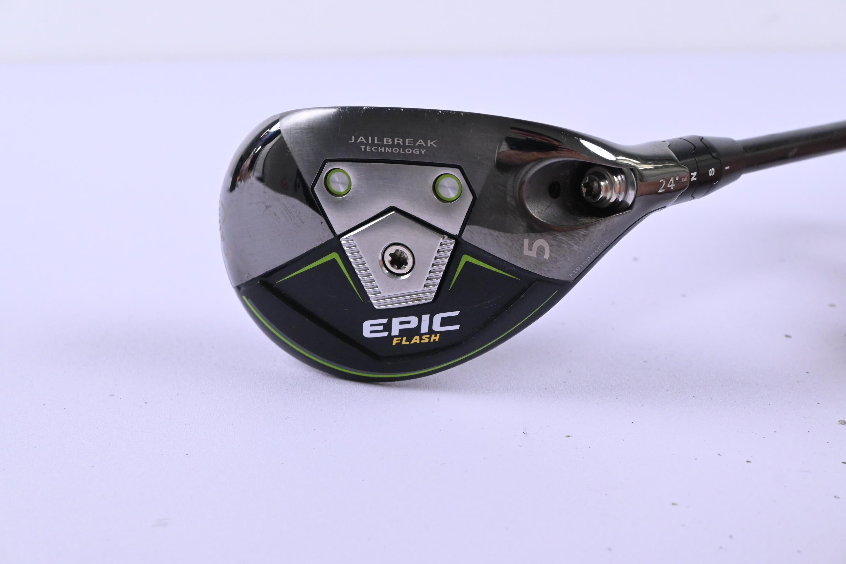 Callaway Epic Flash #5 Hybrid / 24 Degree / Stiff Flex Denali Black 70 Shaft