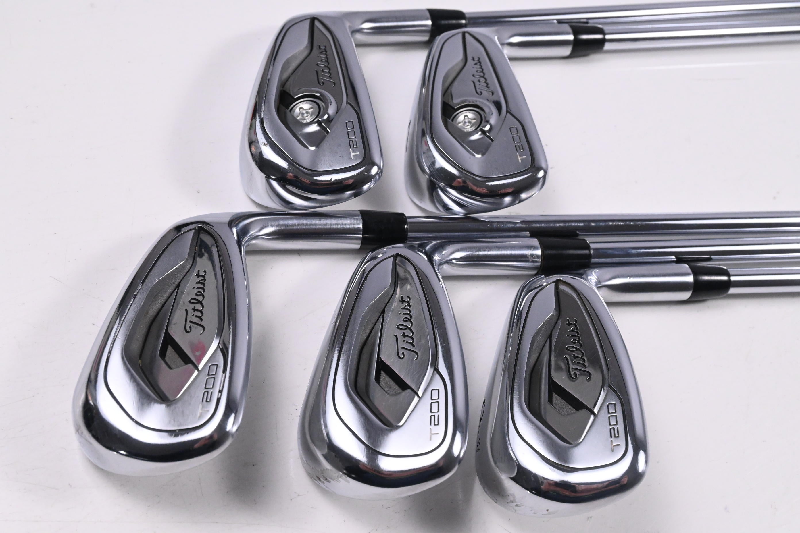 Titleist T200 2019 Irons / 6-PW / Stiff Flex AMT Black S300 Shafts