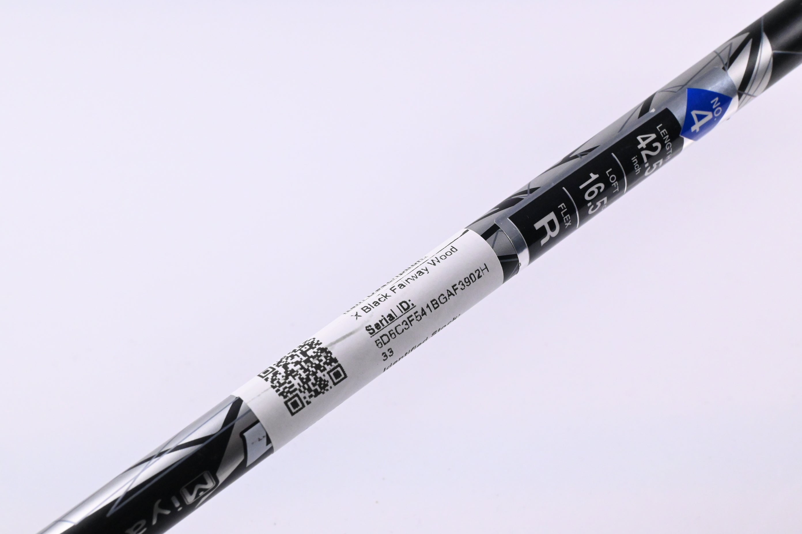 XXIO X Black #4 Wood / 16.5 Degree / Regular Flex Miayzaki AX-1 43 Shaft