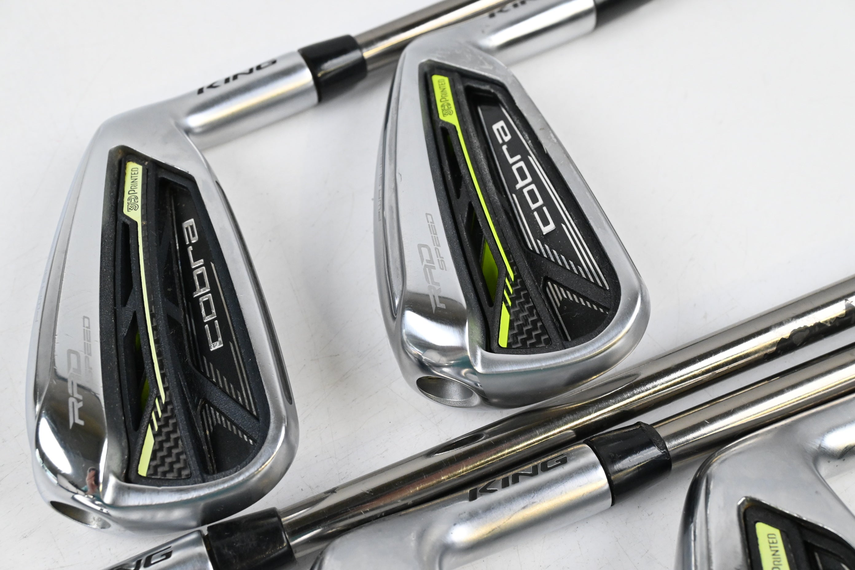 Cobra King Radspeed Irons / 5-9i / Regular Flex UST Mamiya Recoil 95 Shafts