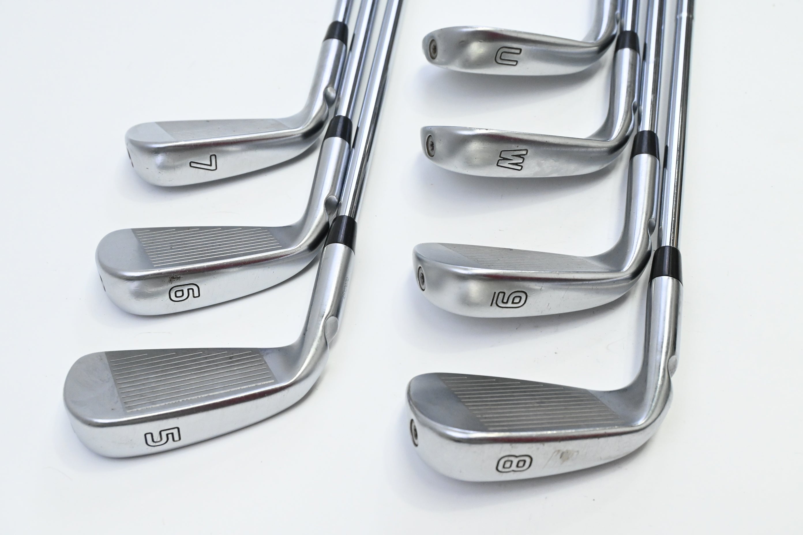 Ping i500 Irons / 5-PW+UW / Green Dot / Stiff Flex Dynamic Gold S300 Shafts