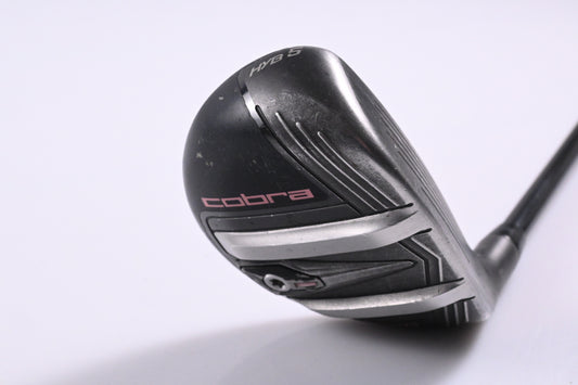 Ladies Cobra King F9 #5 Hybrid / 24 Degree / Ladies Flex Atmos Pink 60 Shaft