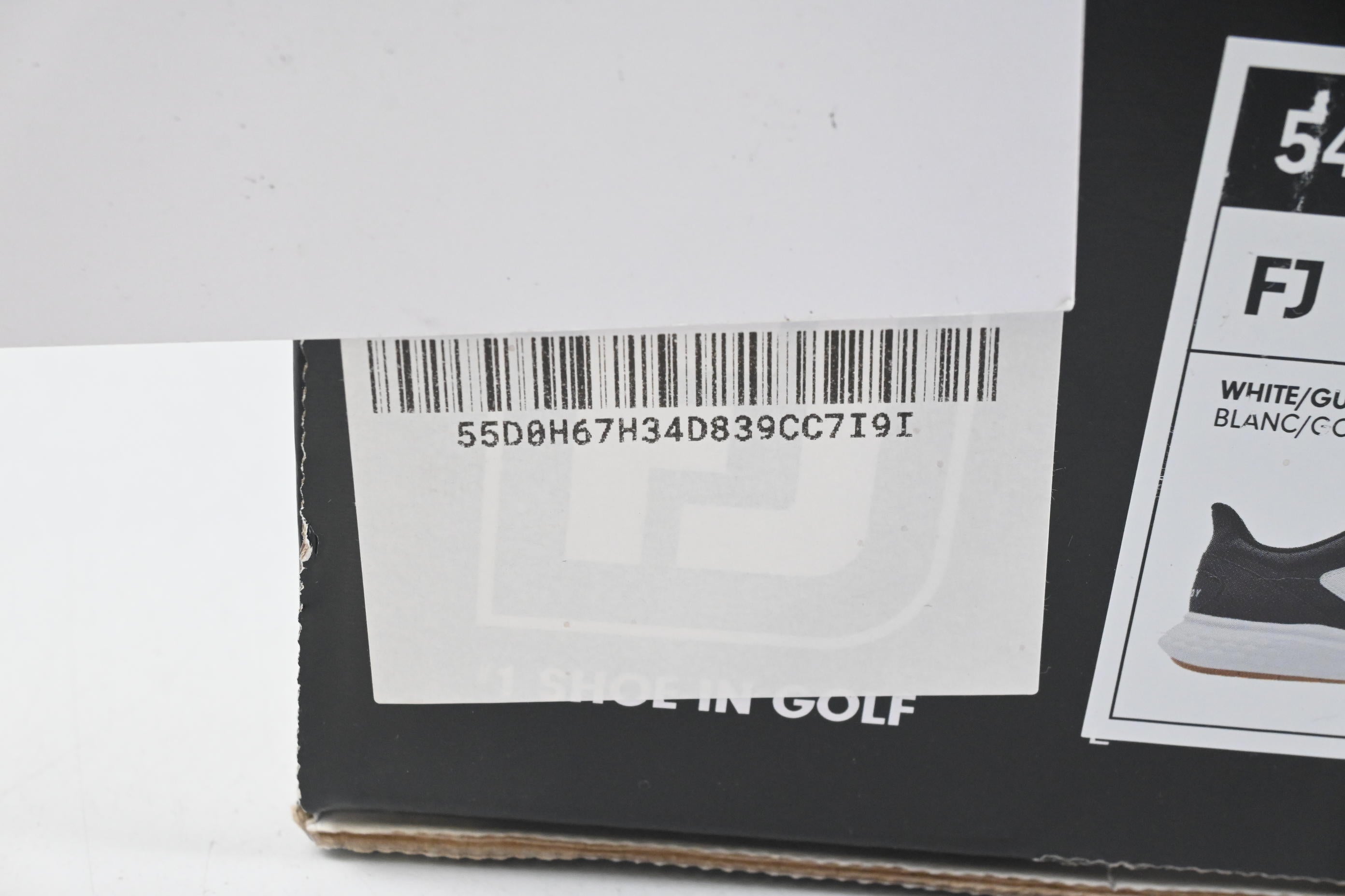 FootJoy Pulse Golf Shoes / Size UK 9.5 / White, Gum & Navy