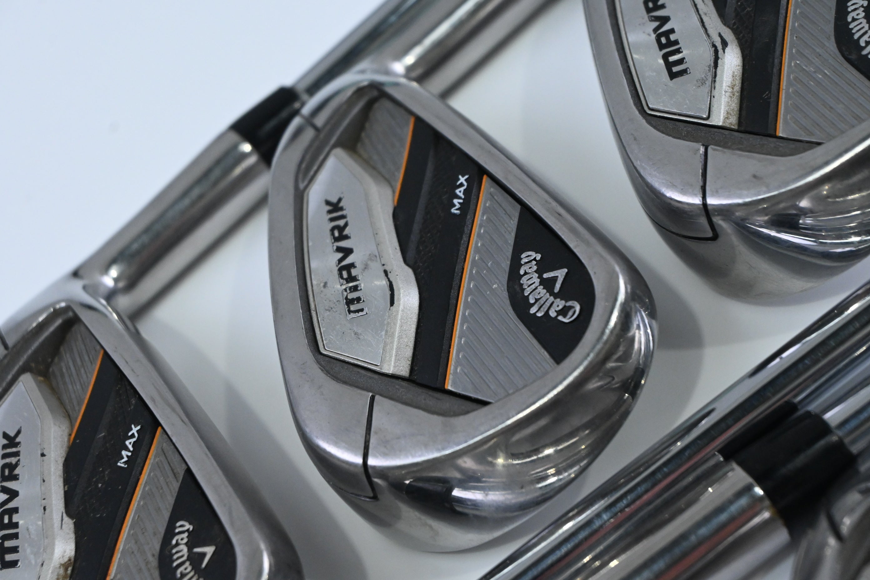 Callaway Mavrik Max Irons / 5-PW+SW / Stiff Flex KBS Max 80 Shafts