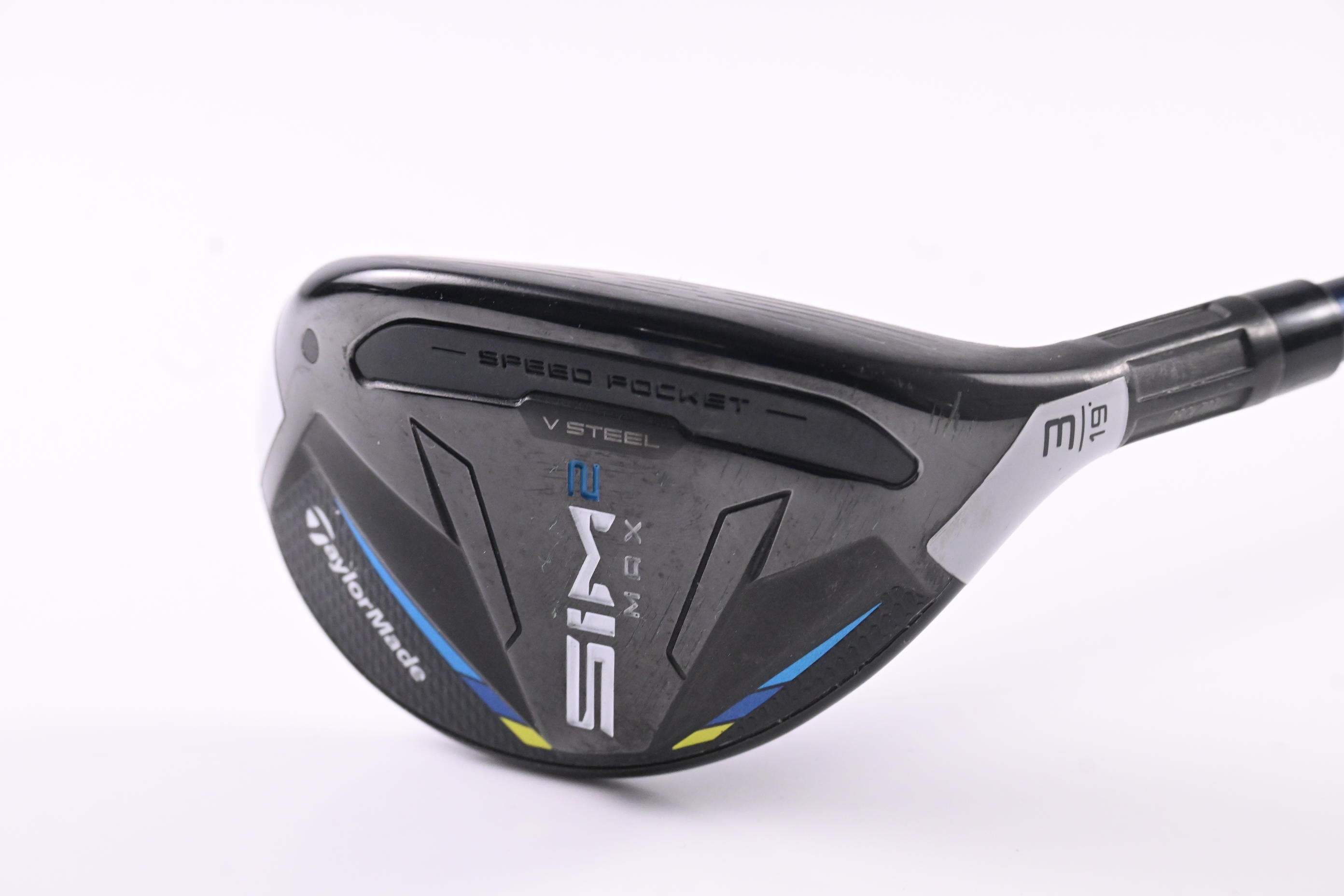 Taylormade SIM2 Max #3 Hybrid / 19 Degree / Regular Flex Ventus Blue 6 Shaft
