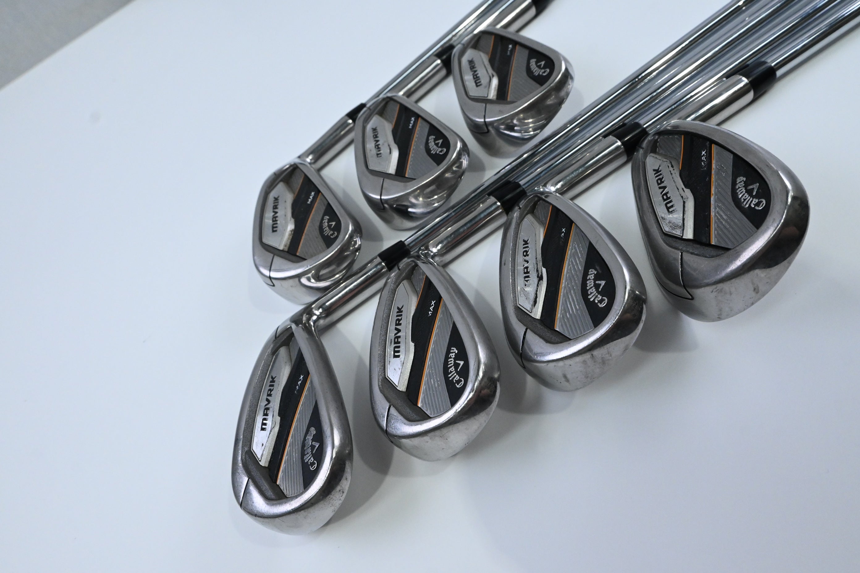 Callaway Mavrik Max Irons / 5-PW+SW / Stiff Flex KBS Max 80 Shafts