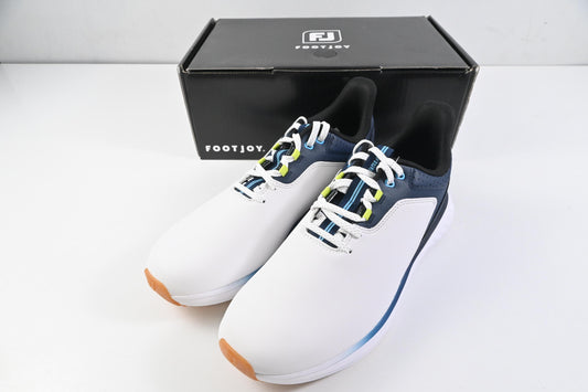 FootJoy Pulse Golf Shoes / Size UK 9 / White, Gum & Navy